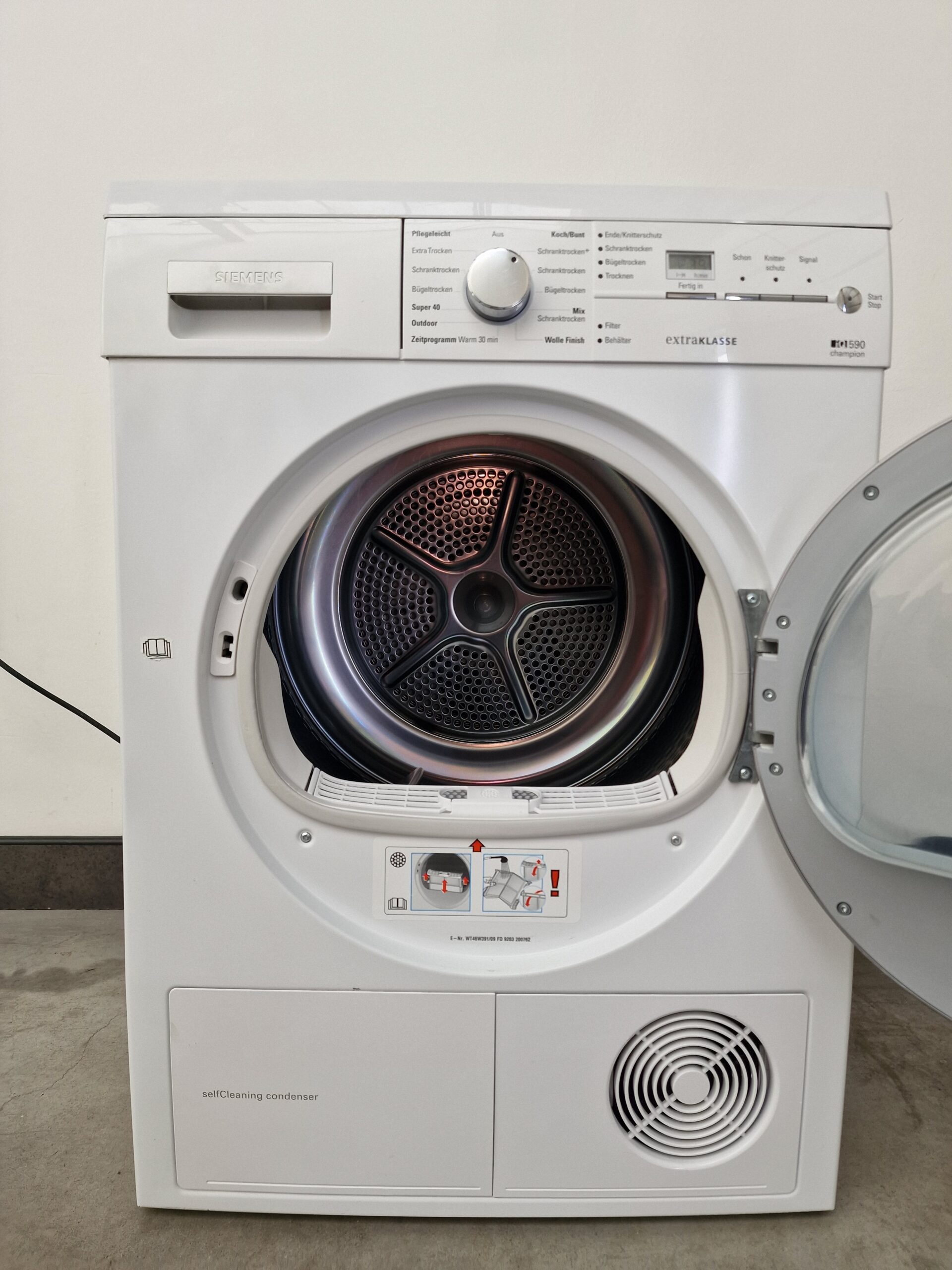 Siemens warmtepompdroger 7 kg A+ - Afbeelding 4