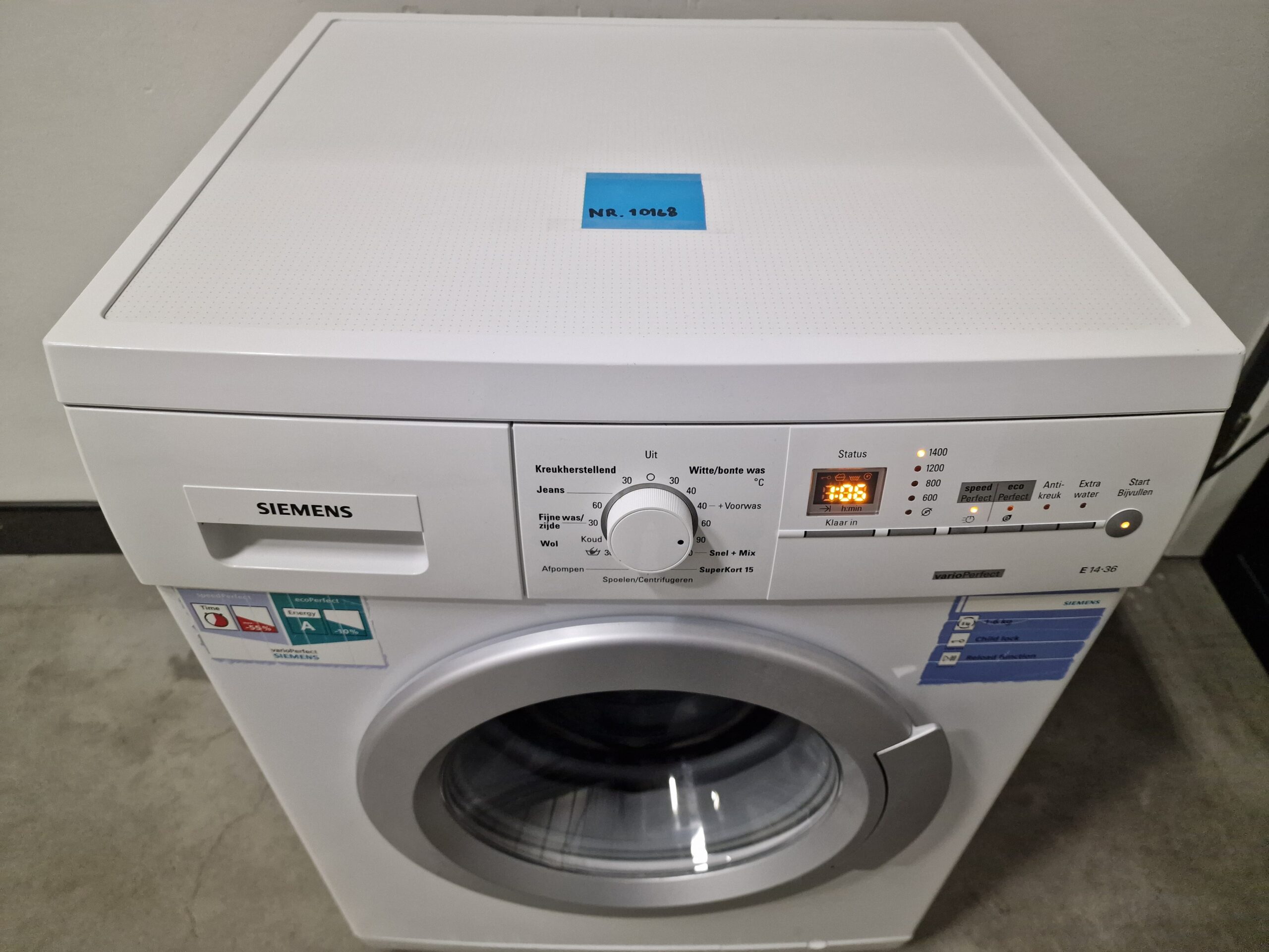 Siemens WM14E366NL Wasmachine 6 kg A - Afbeelding 4