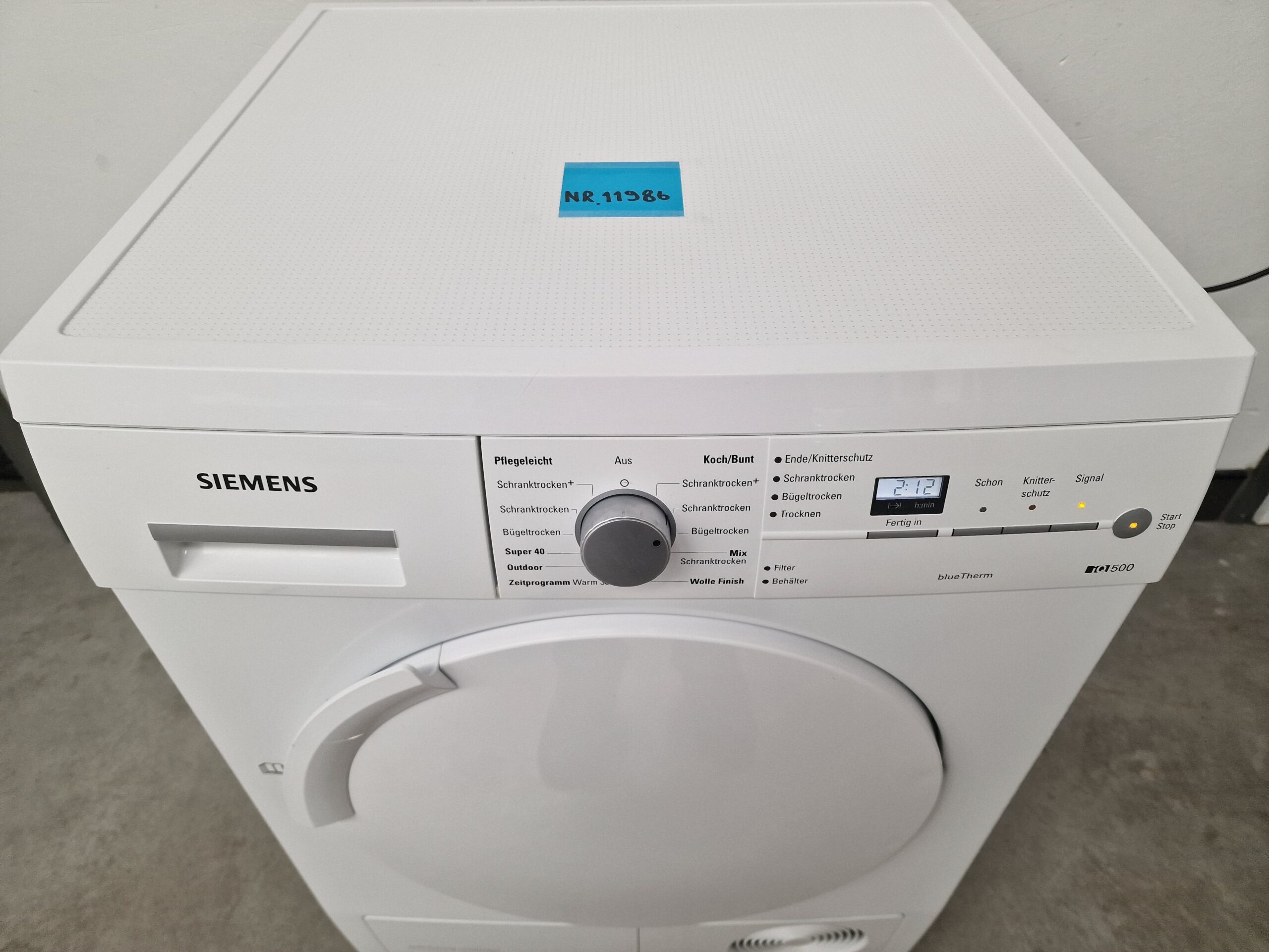 Siemens WT44W3V0 IQ500 Warmtepompdroger 6 kg A+ - Afbeelding 4