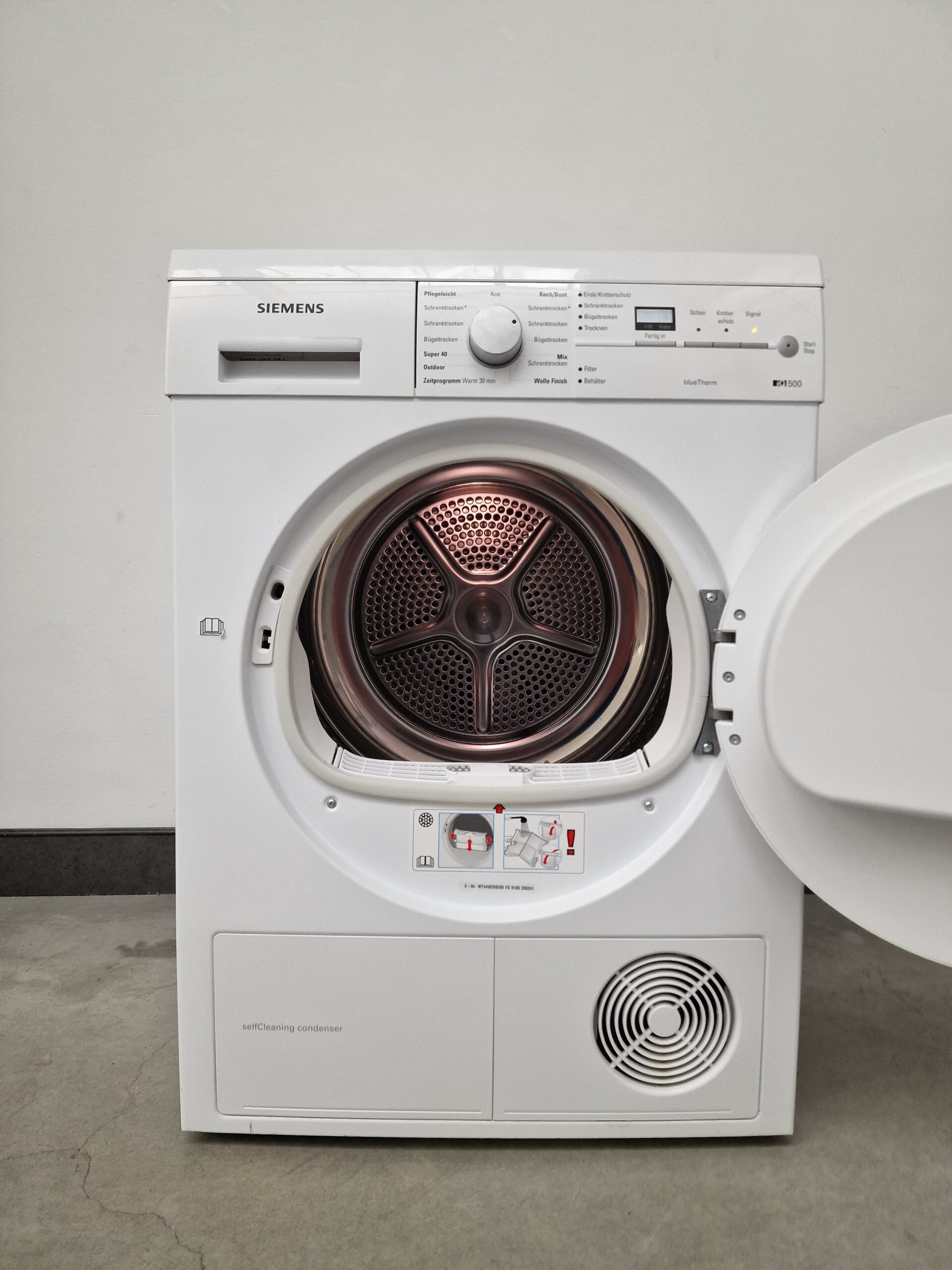 Siemens WT44W3V0 IQ500 Warmtepompdroger 6 kg A+ - Afbeelding 5