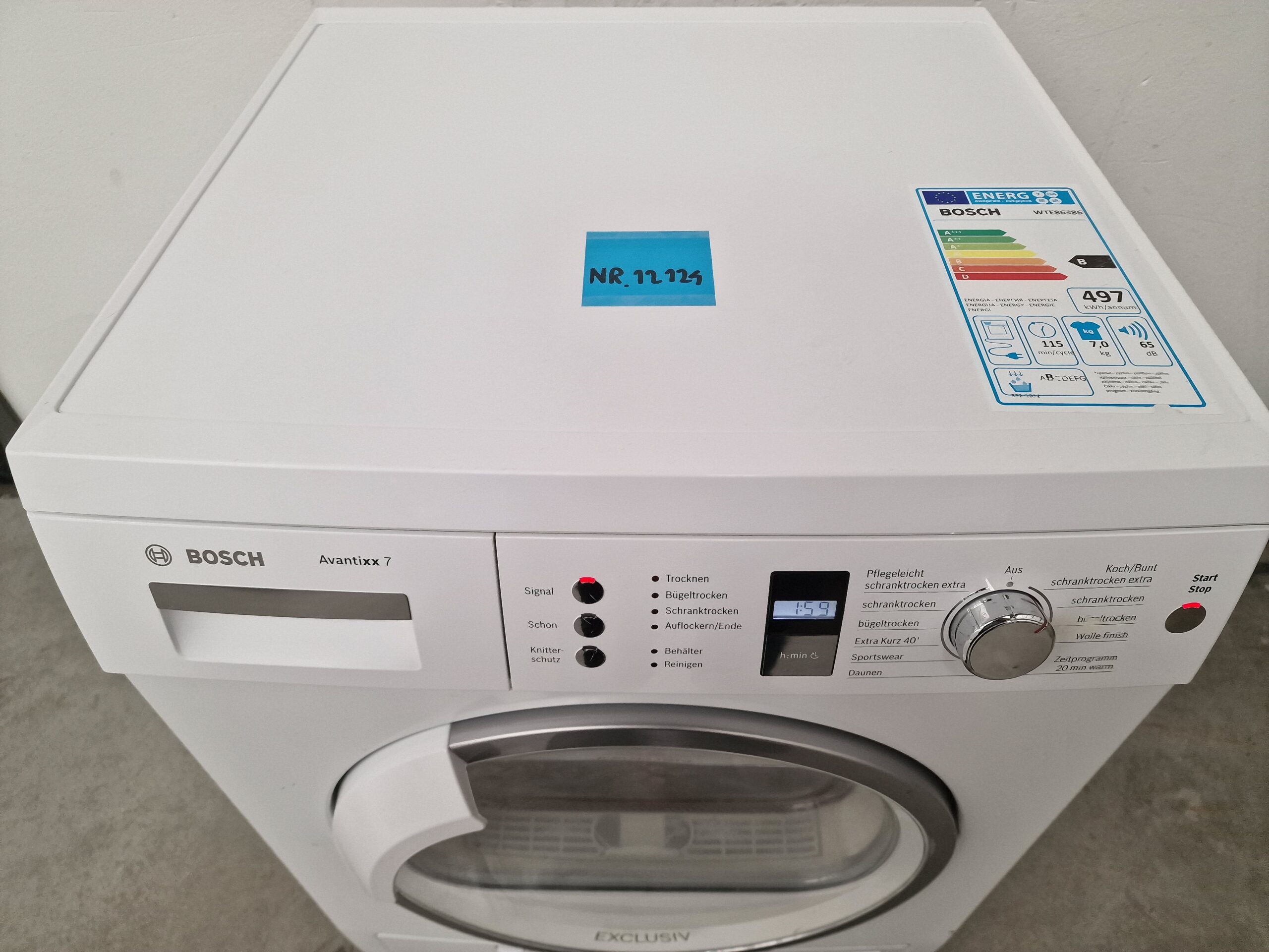 Bosch WTE86386 Condensdroger 7 kg - Afbeelding 4