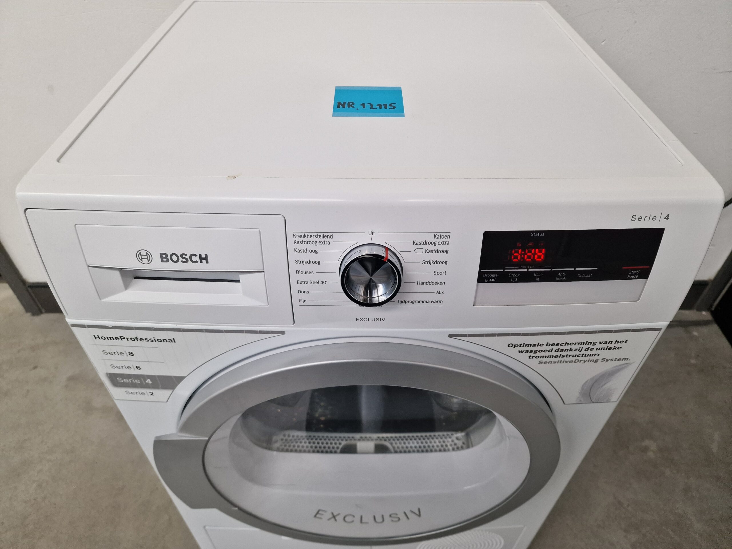 Bosch WTH85281NL Serie 4 Warmtepompdroger 7 kg A++ - Afbeelding 3