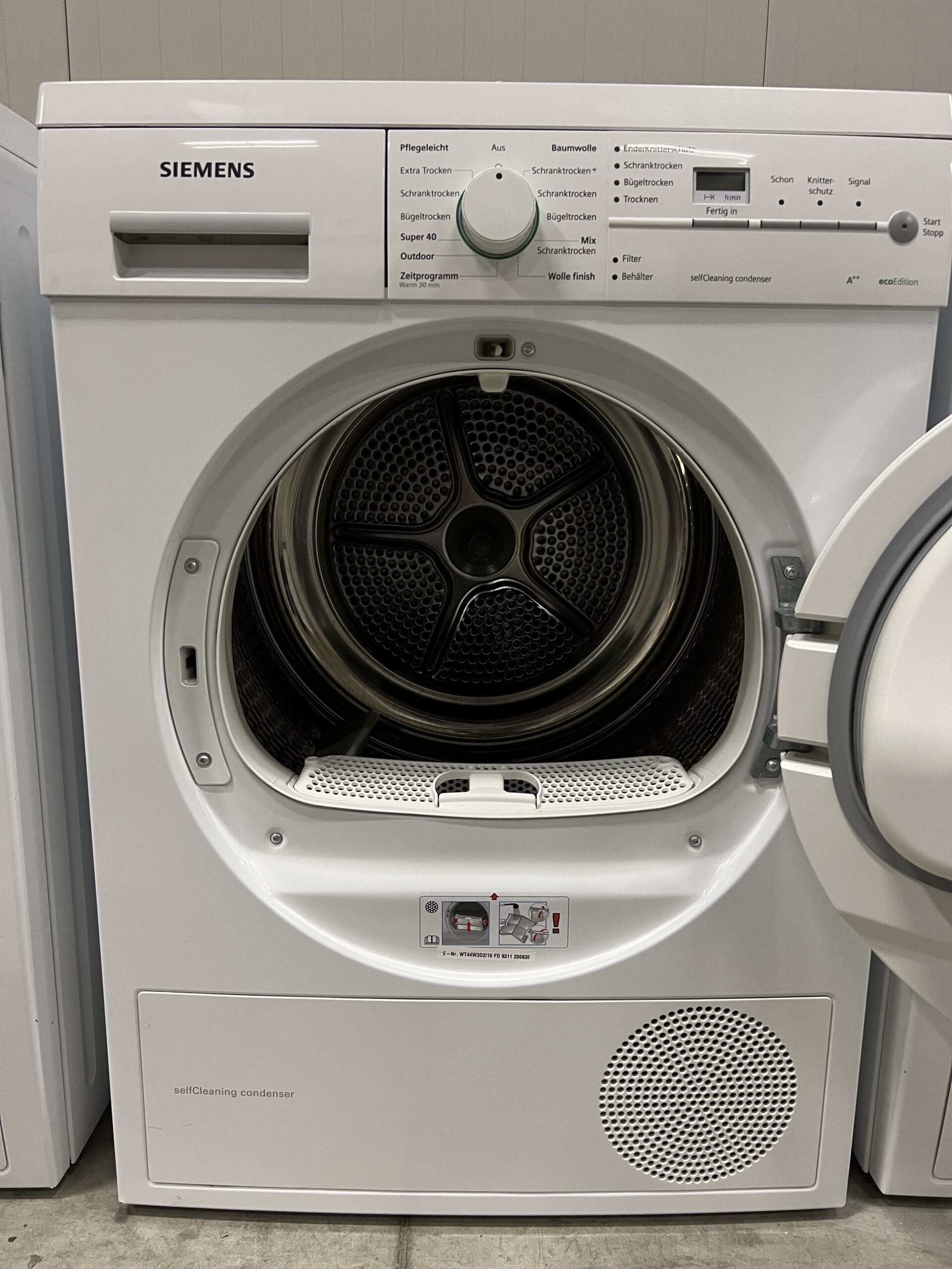 Siemens WT44W3D2 IQ500 Warmtepompdroger 7 kg A++ - Afbeelding 3