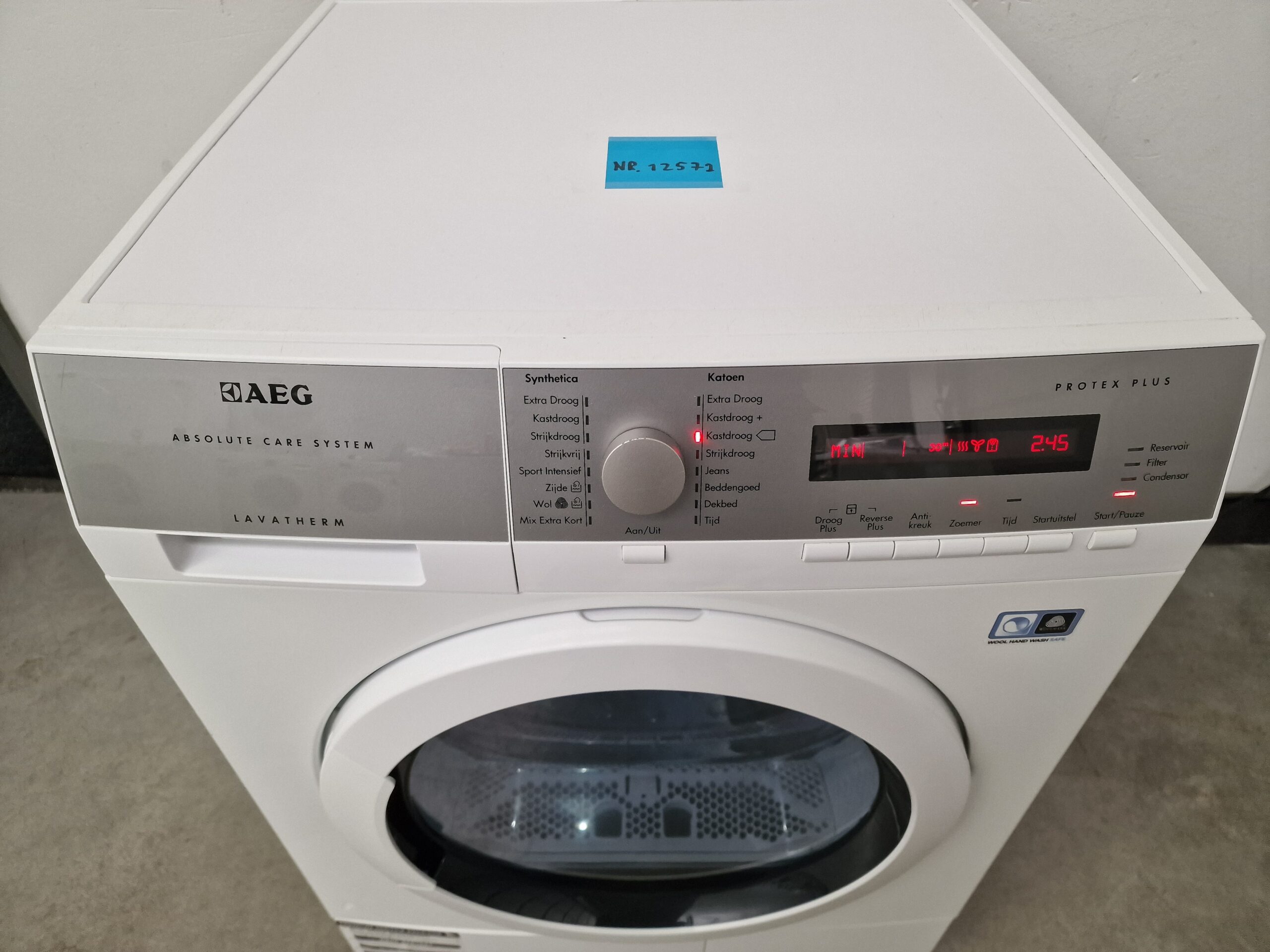 AEG T76785NIH Absolutecare Warmtepompdroger 8 kg A++ - Afbeelding 4