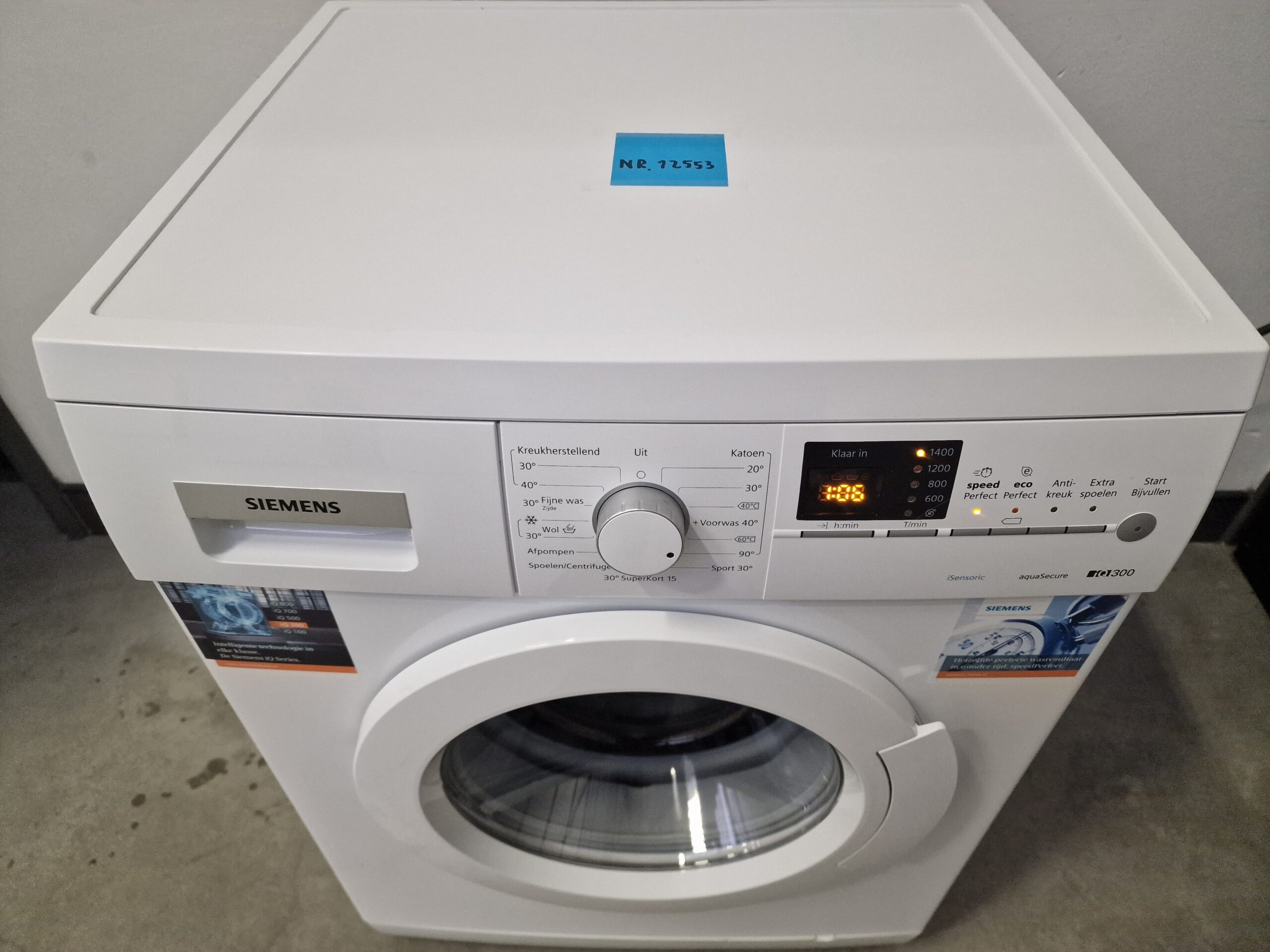 Siemens WM14E327NL IQ300 Wasmachine 7 kg A+++ - Afbeelding 3