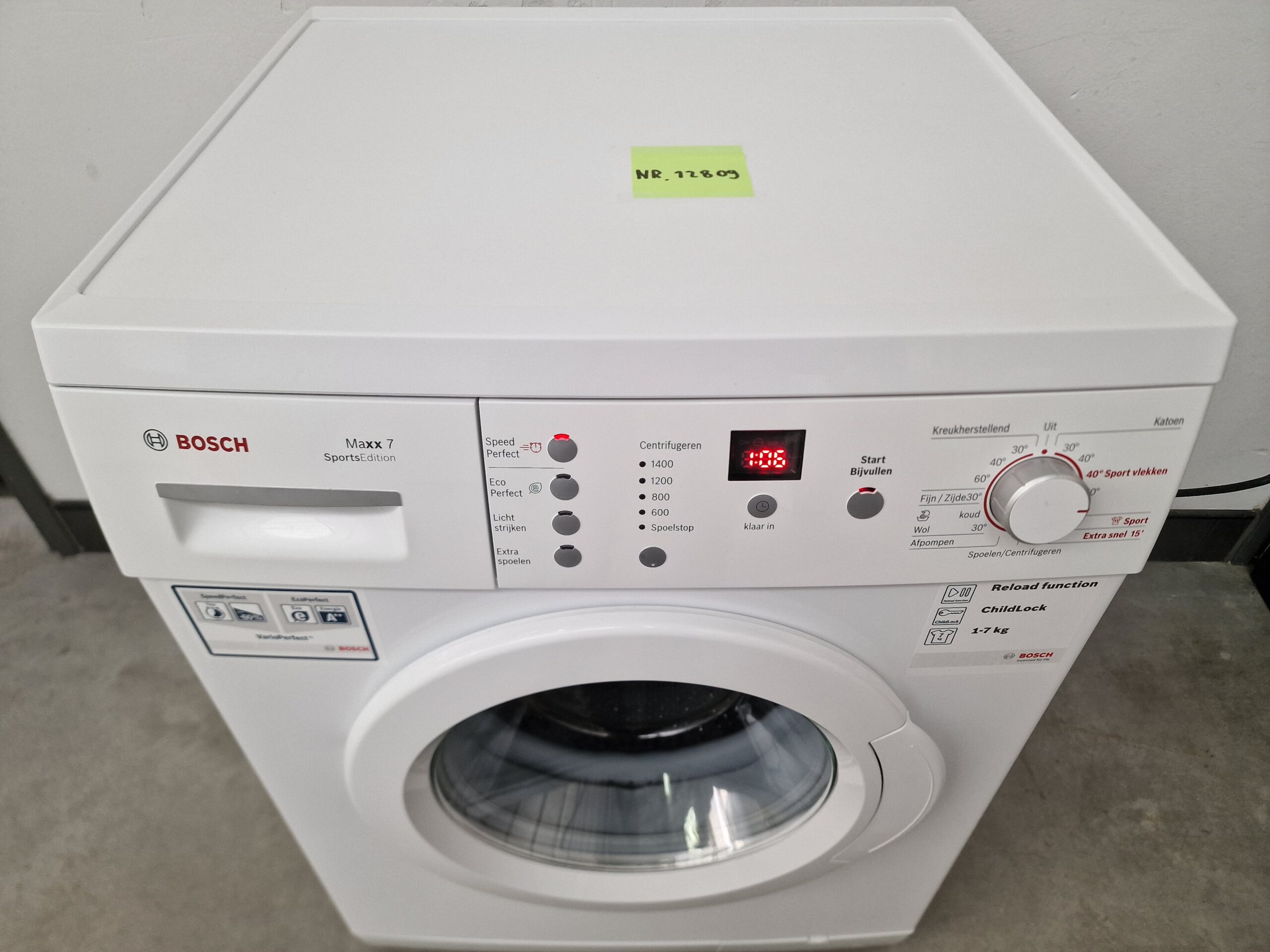 Bosch WAE2837SNL Wasmachine 7 kg A++ - Afbeelding 4