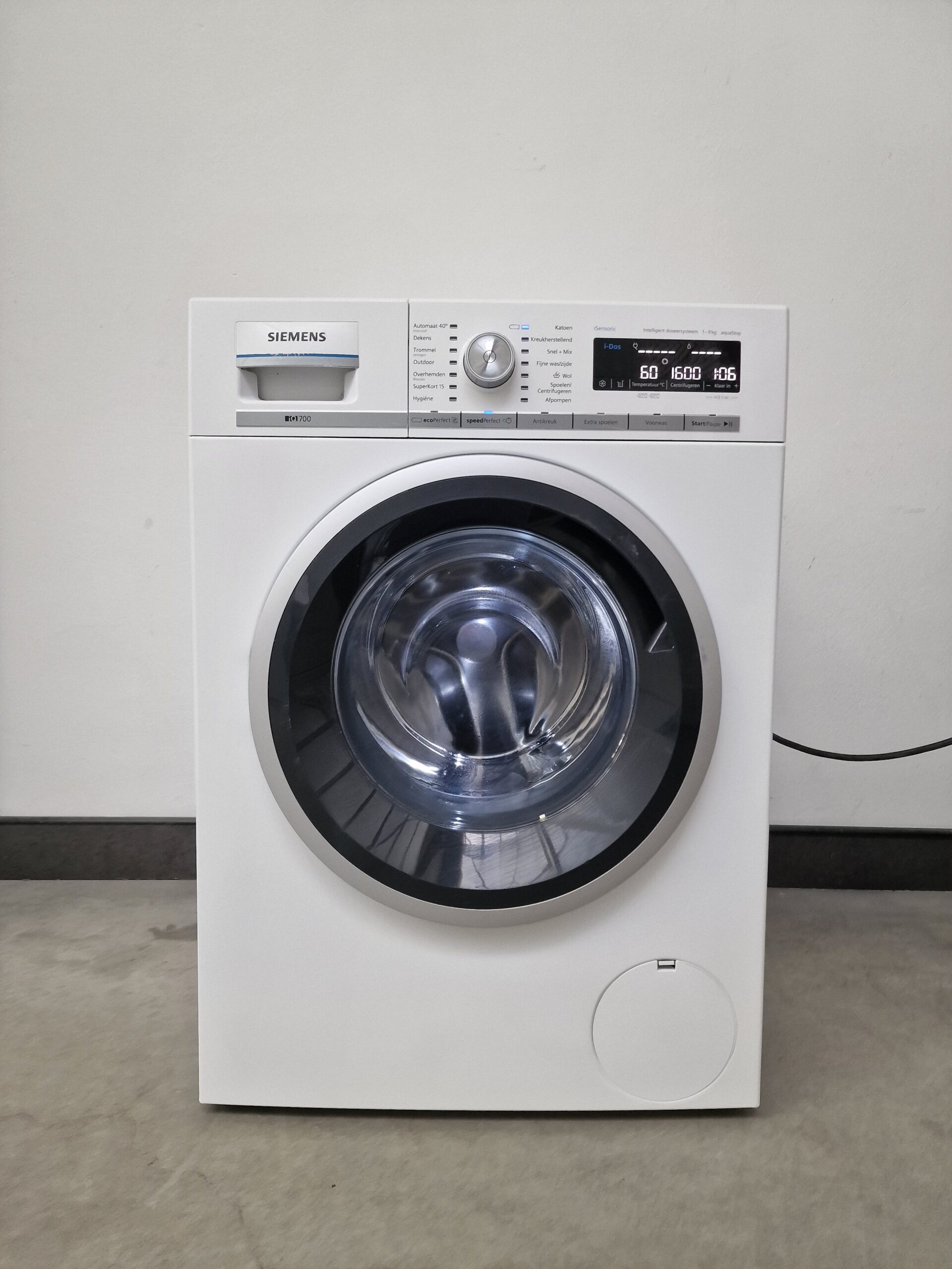 Siemens WM16W672NL IQ700 I-DOS wasmachine 9 kg A+++ - Afbeelding 3