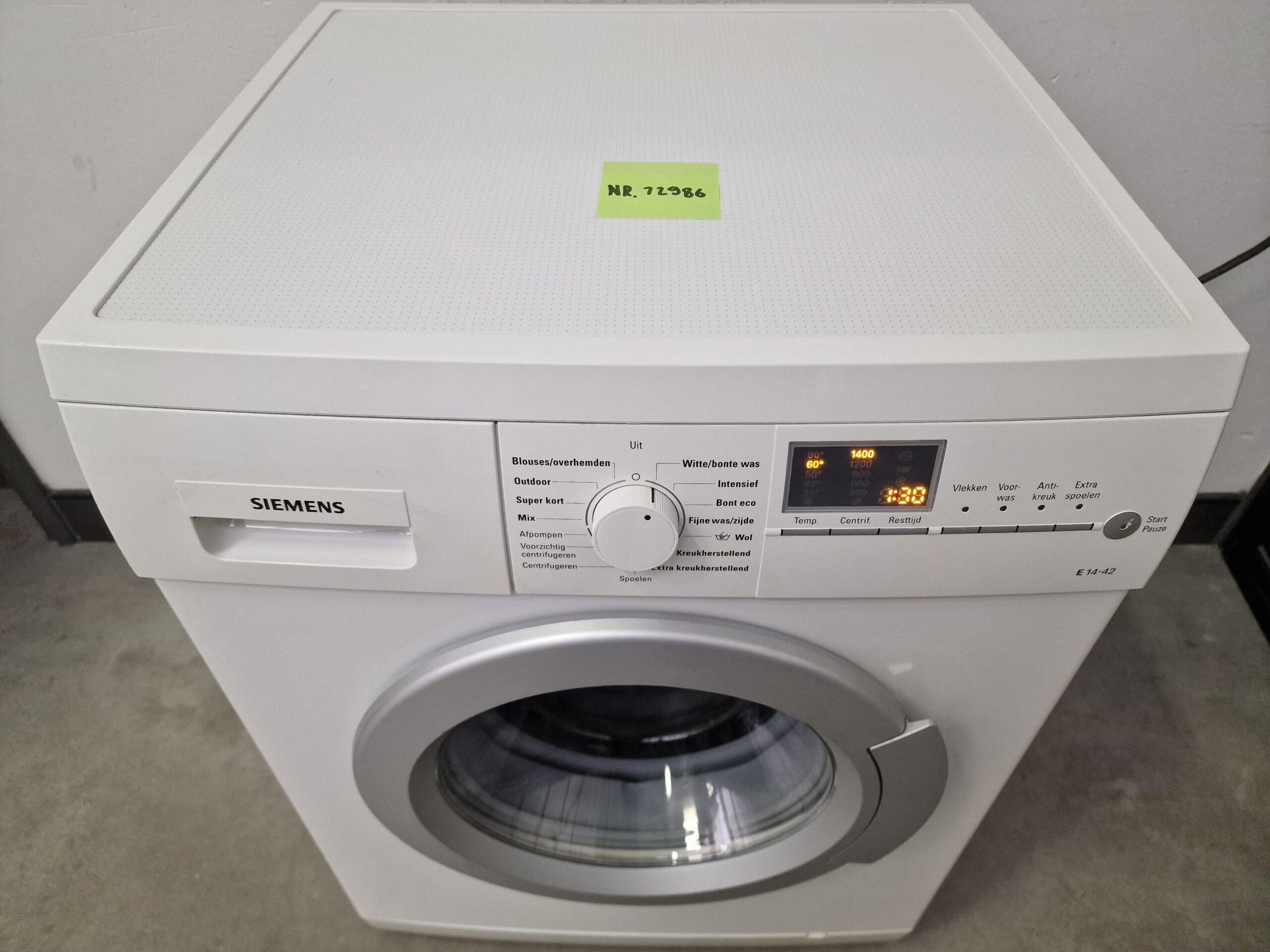 Siemens WM14E420NL Wasmachine 7 kg A - Afbeelding 3