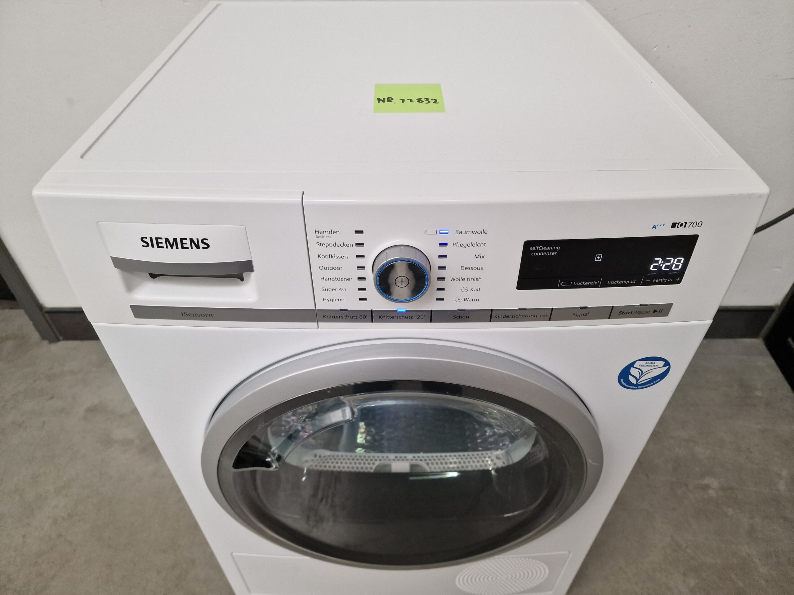 Siemens WT47W5V1 IQ700 Warmtepompdroger 8 kg A+++ - Afbeelding 4