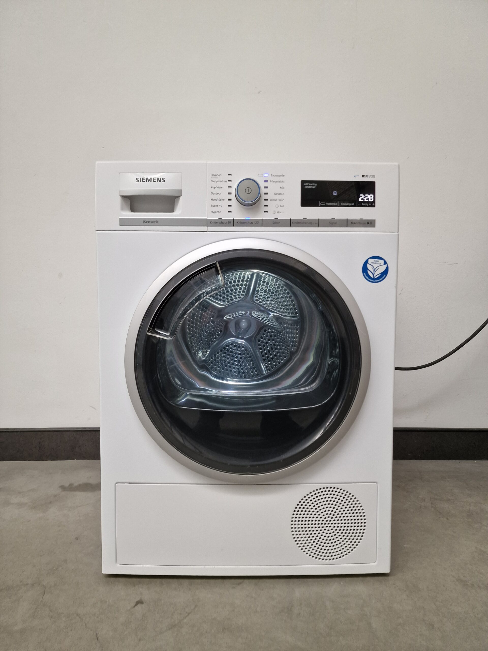Siemens WT47W5V1 IQ700 Warmtepompdroger 8 kg A+++ - Afbeelding 3