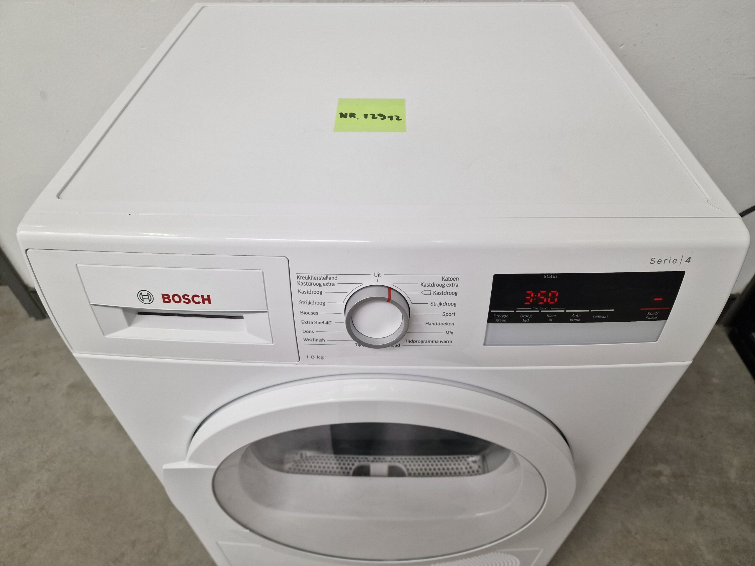 Bosch WTH85202NL Serie 4 Warmtepompdroger 8 kg A++ - Afbeelding 4