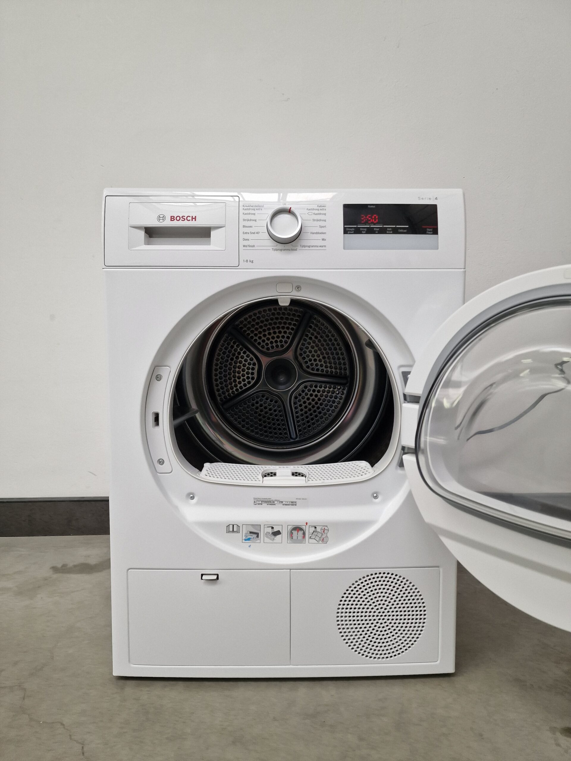 Bosch WTH85202NL Serie 4 Warmtepompdroger 8 kg A++ - Afbeelding 5