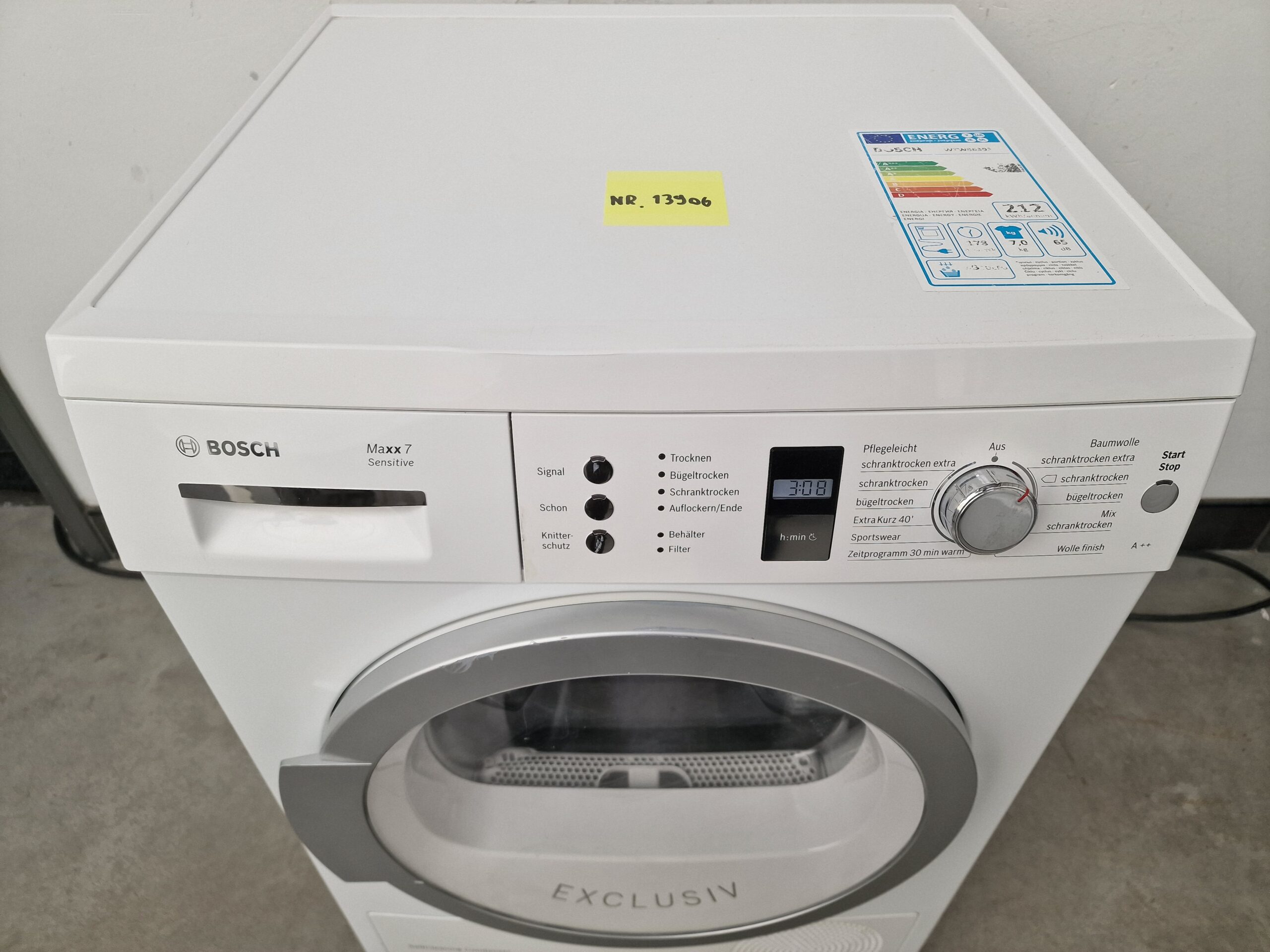 Bosch WTW86392 Warmtepompdroger 7 kg A++ - Afbeelding 4