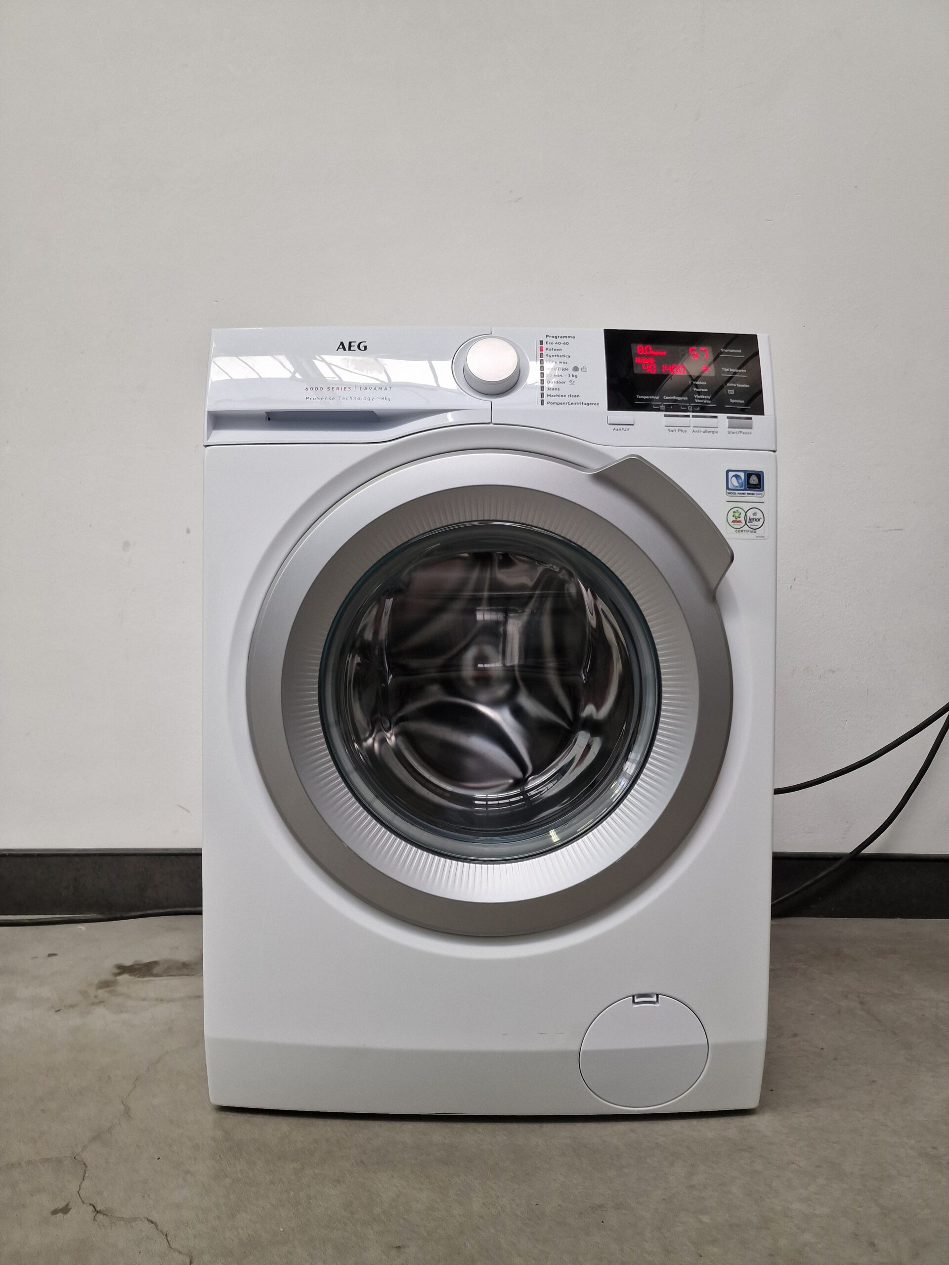 AEG L6FBKOLN Serie 6000 Wasmachine 8 kg A+++ - Afbeelding 3