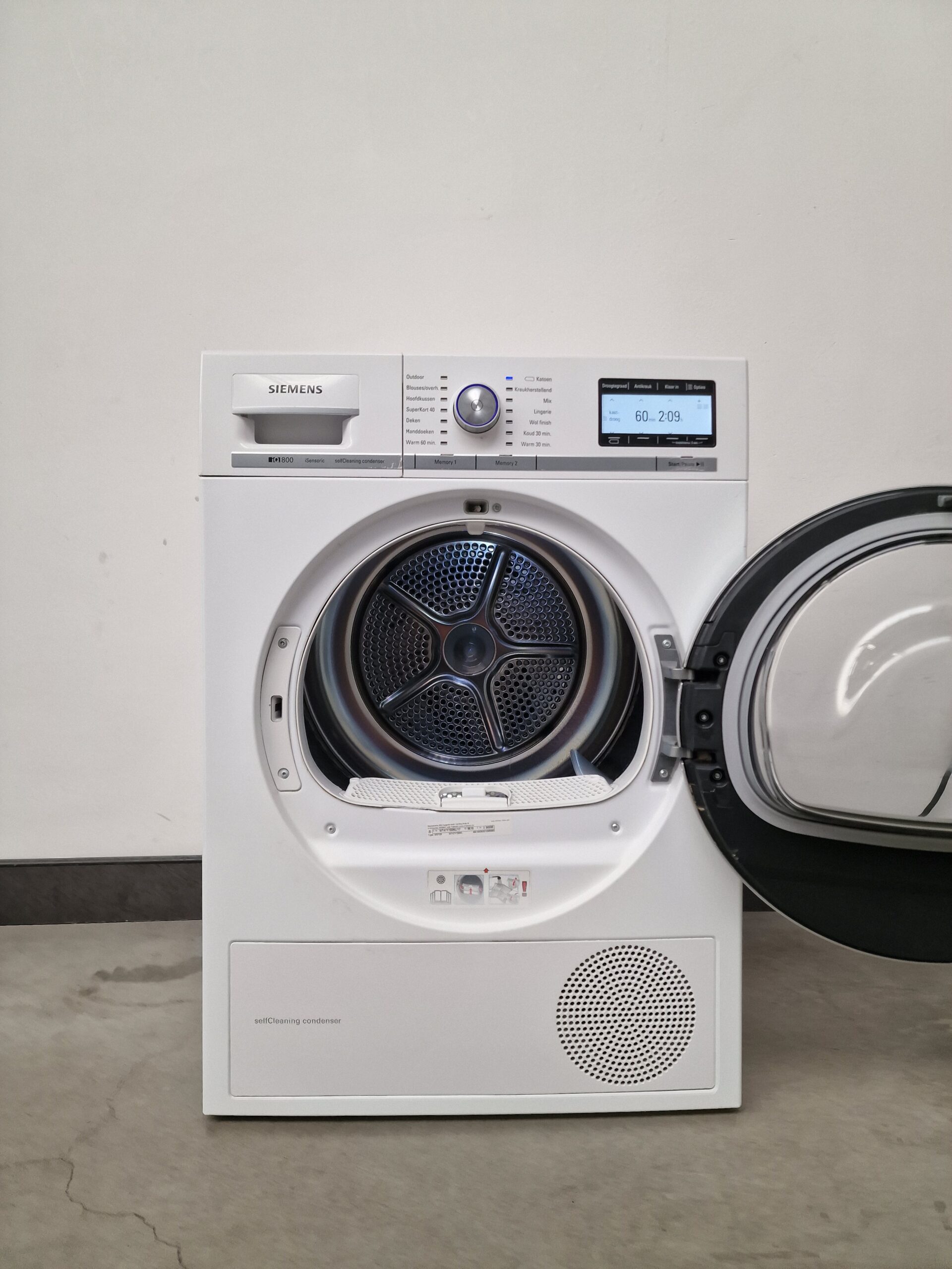 Siemens WT47Y700NL IQ800 Warmtepompdroger 8 kg A++ - Afbeelding 5