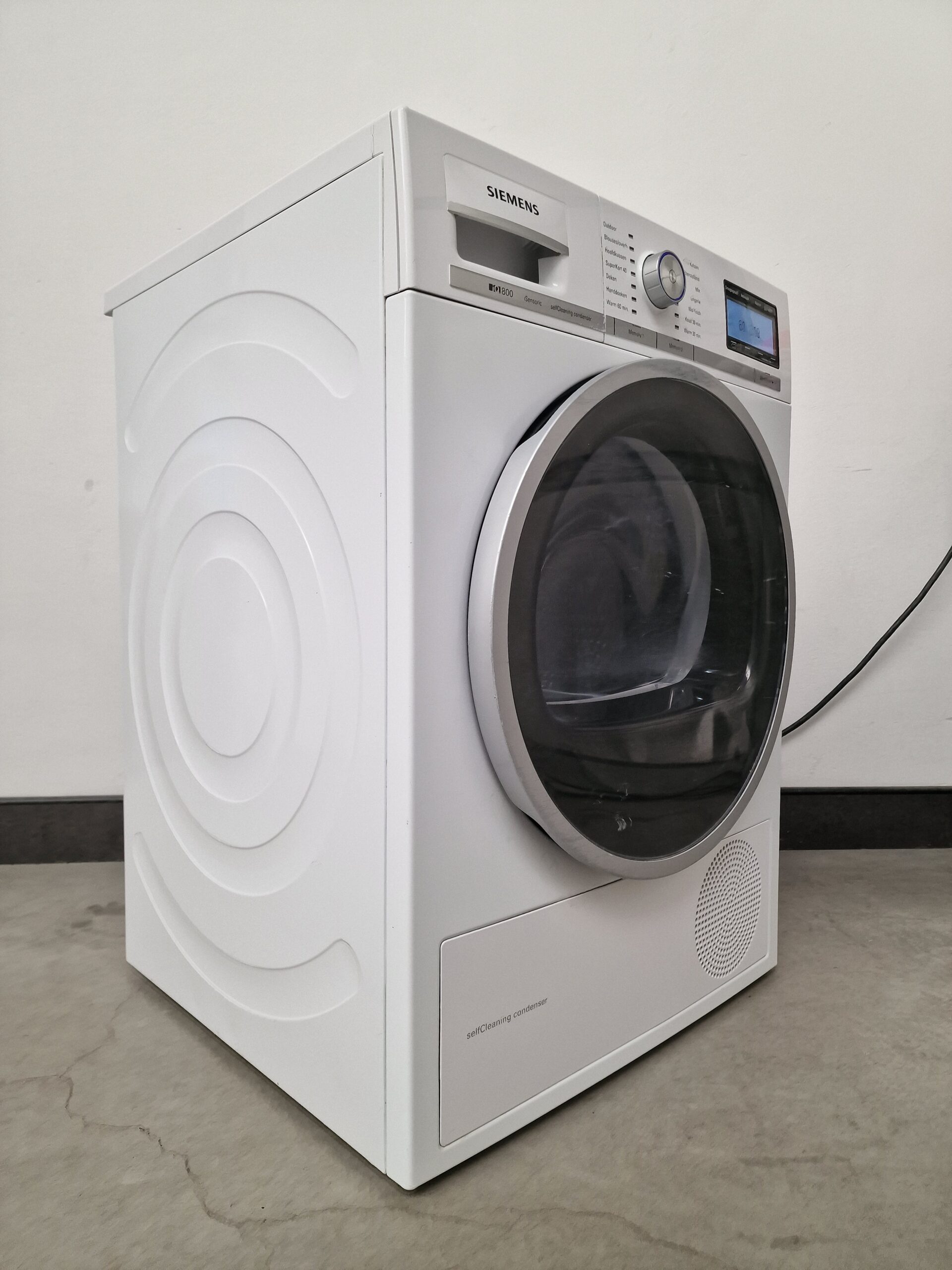 Siemens WT47Y700NL IQ800 Warmtepompdroger 8 kg A++ - Afbeelding 7