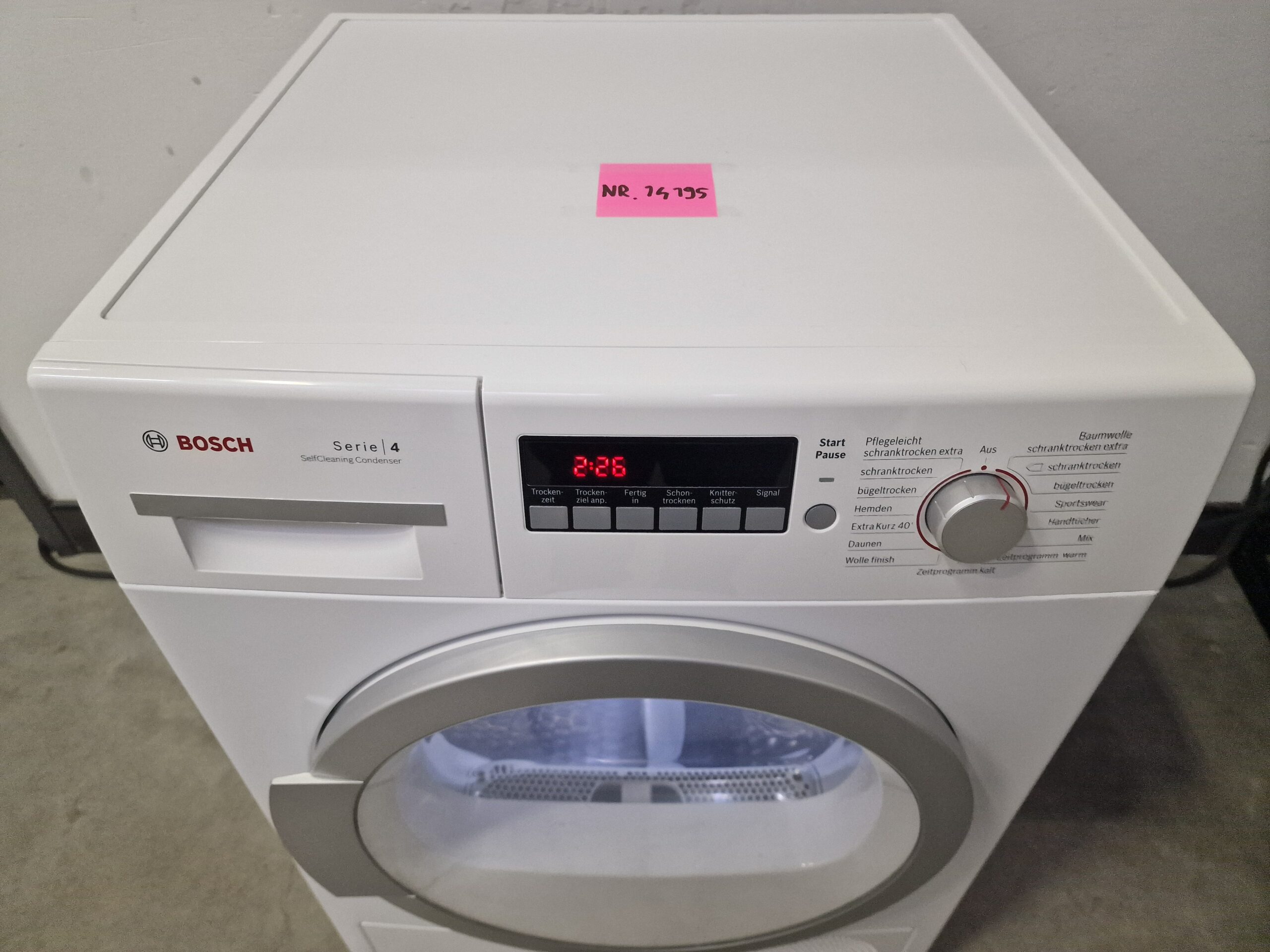 Bosch WTW86271 Serie 4 Warmtepompdroger 8 kg A++ - Afbeelding 4