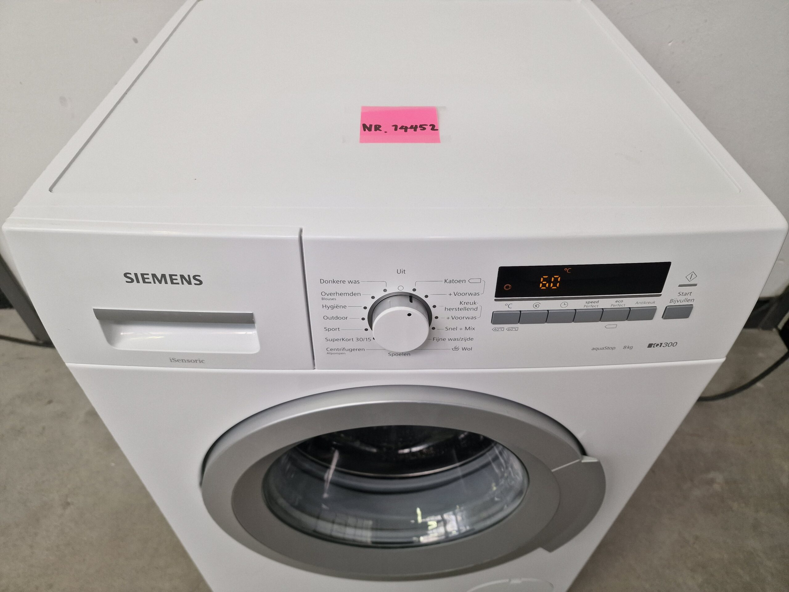 Siemens WM14K261NL Wasmachine 8 kg A+++ - Afbeelding 4