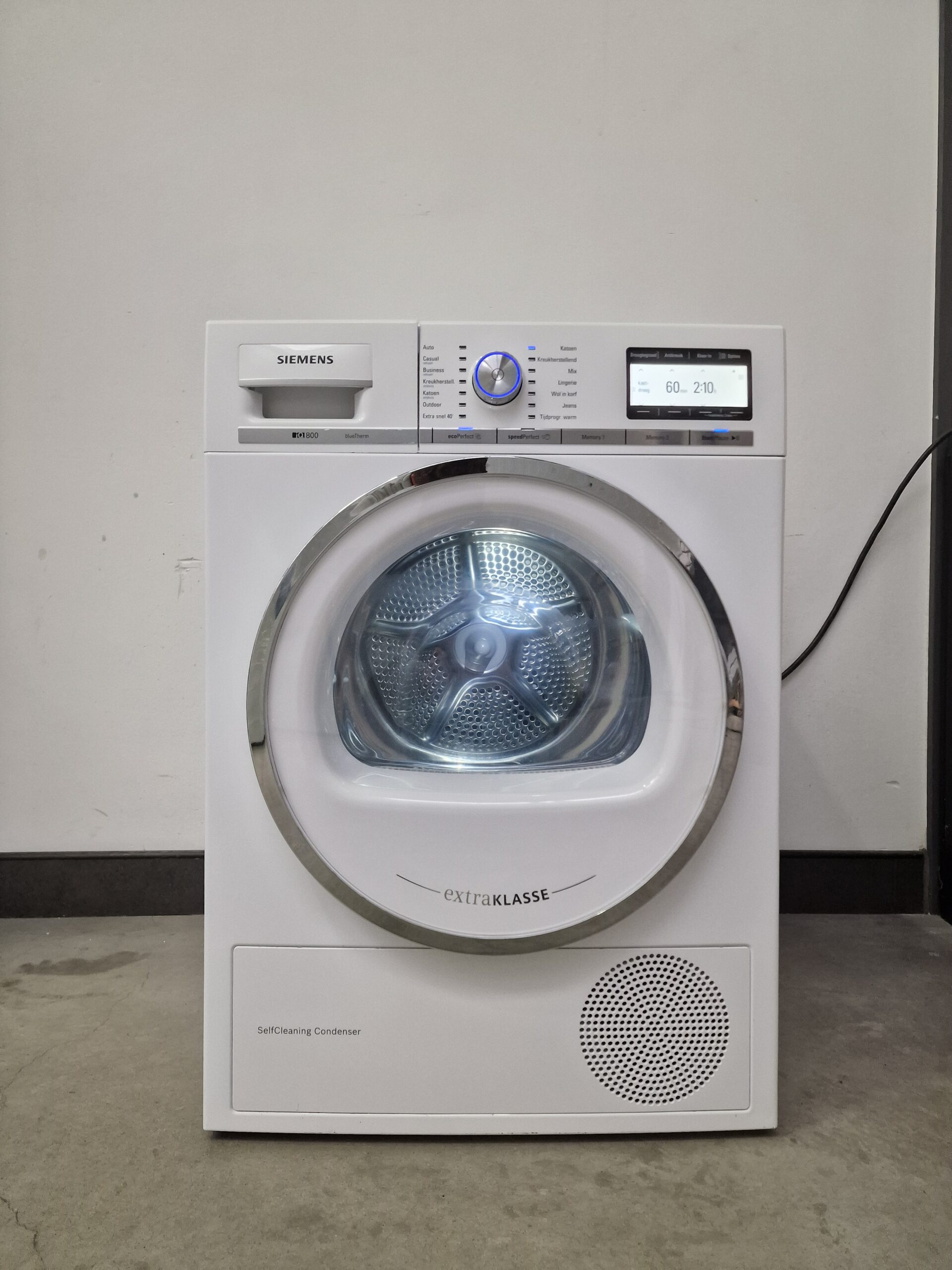 Siemens WT48Y780NL IQ800 Warmtepompdroger 8 kg A+++ - Afbeelding 3