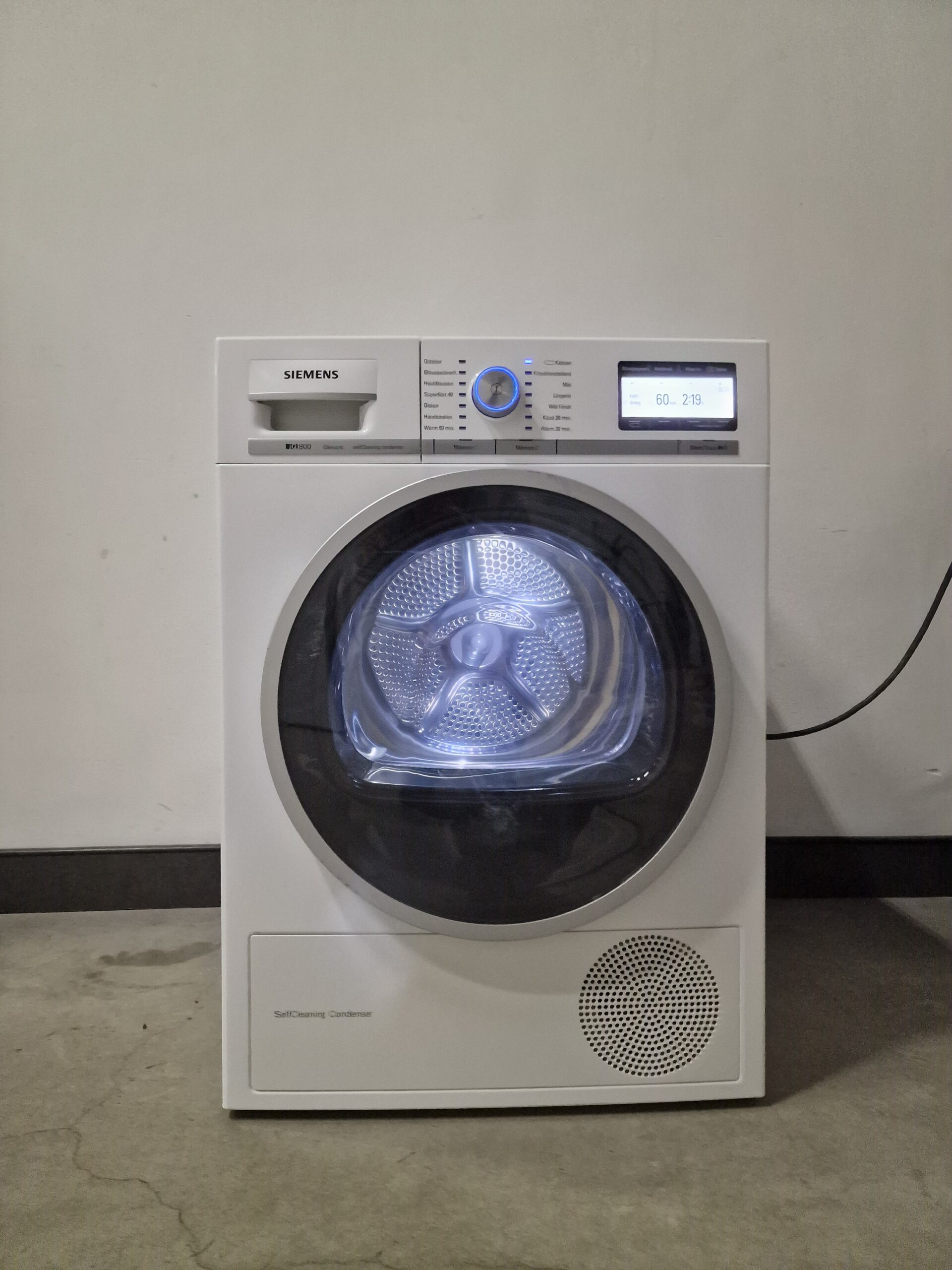 Siemens WT47Y700NL IQ800 Warmtepompdroger 8 kg A++ - Afbeelding 4