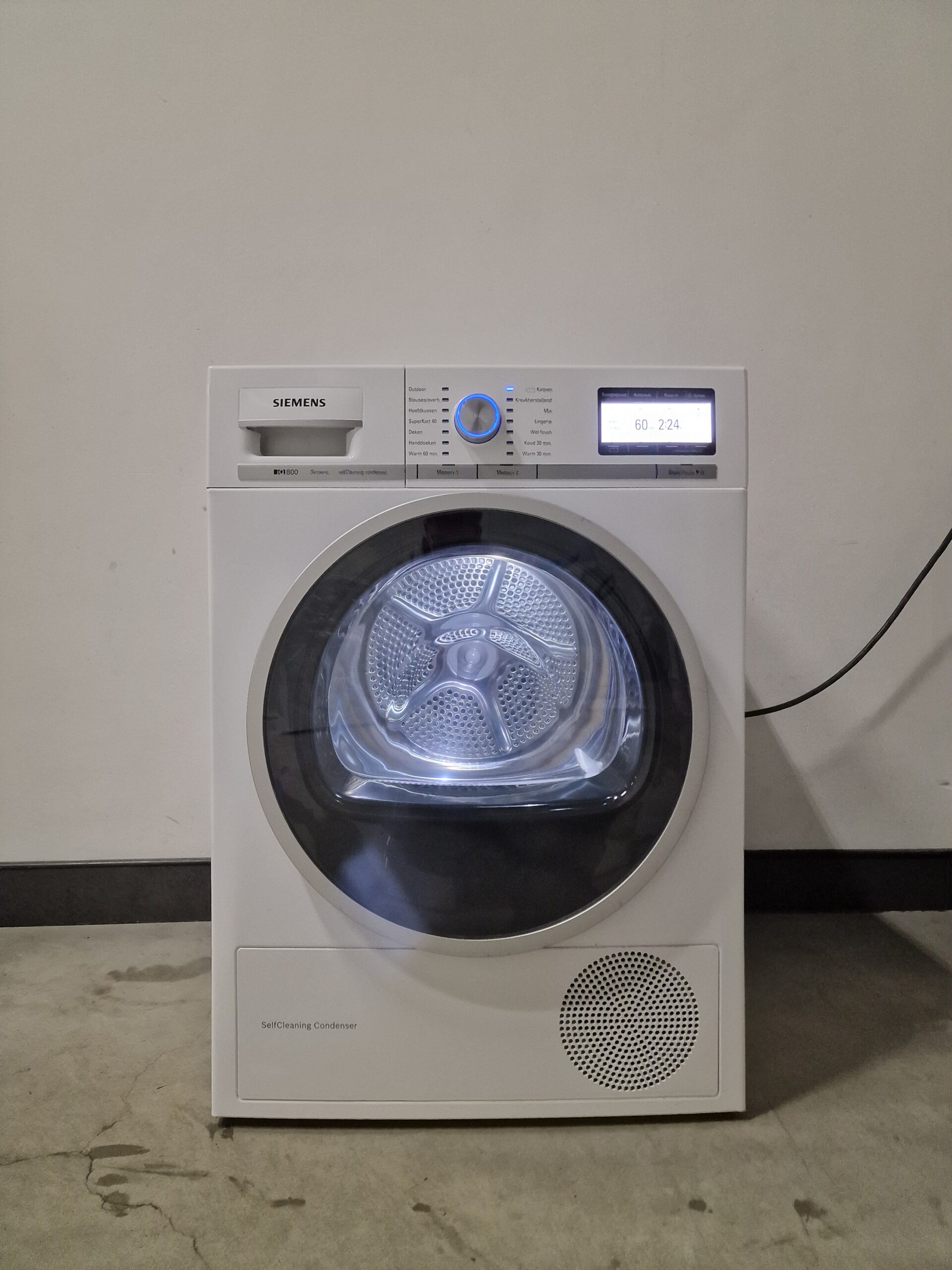 Siemens WT47Y700NL IQ800 Warmtepompdroger 8 kg A++ - Afbeelding 3