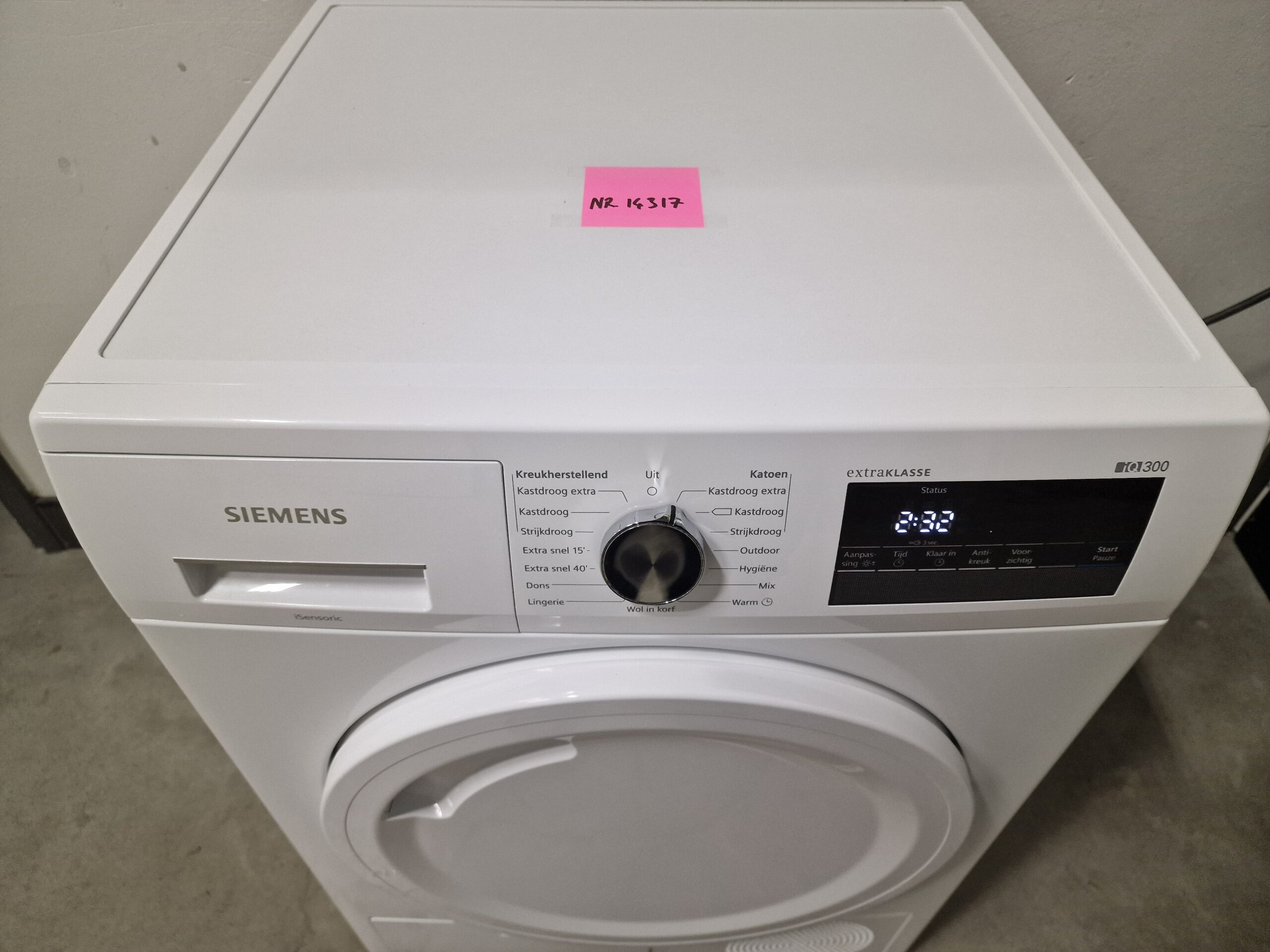 Siemens WT43N292NL IQ300 Condensdroger 8 kg - Afbeelding 4