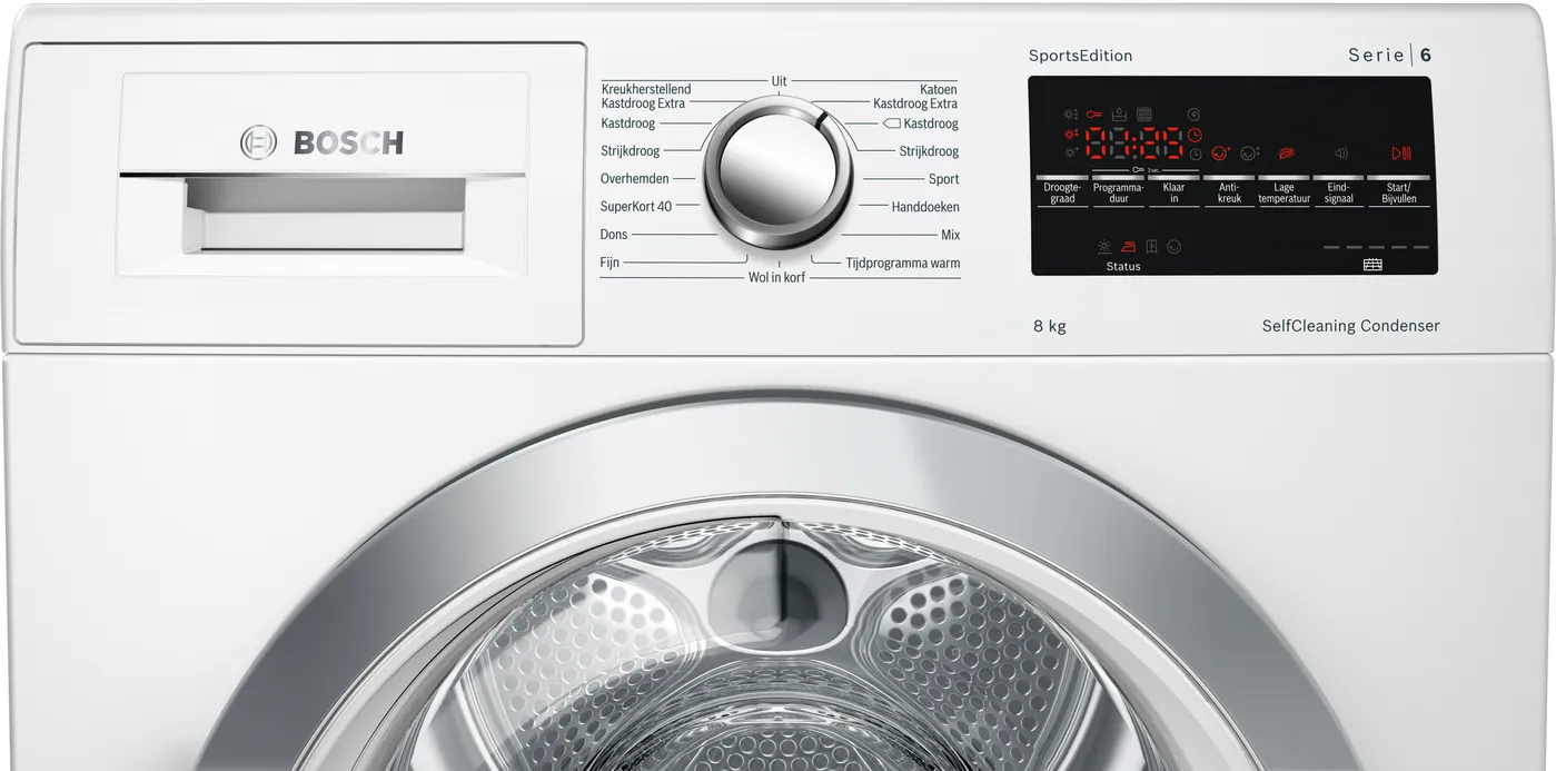 Bosch WTW85492NL Serie 6 Warmtepompdroger 8 kg A++ - Afbeelding 3