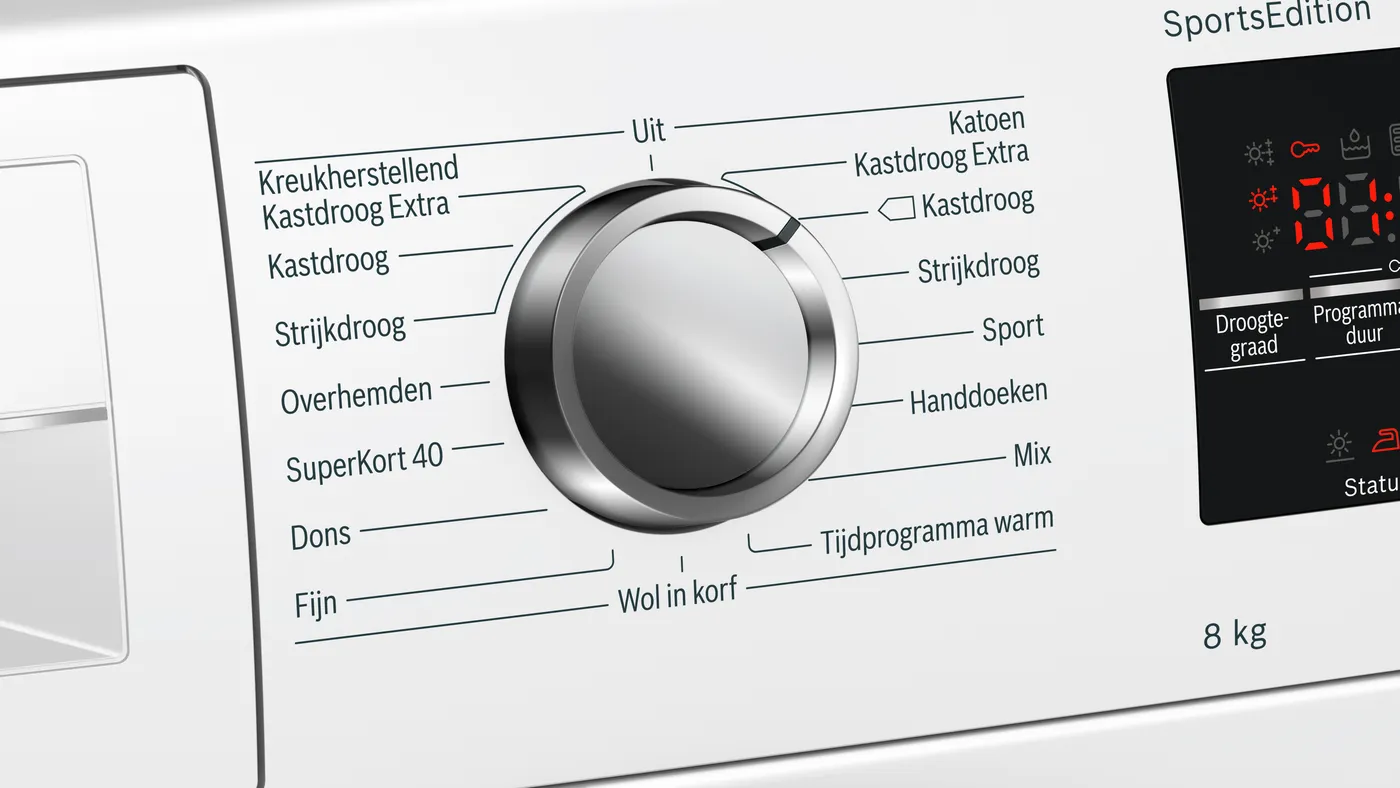 Bosch WTW85492NL Serie 6 Warmtepompdroger 8 kg A++ - Afbeelding 4