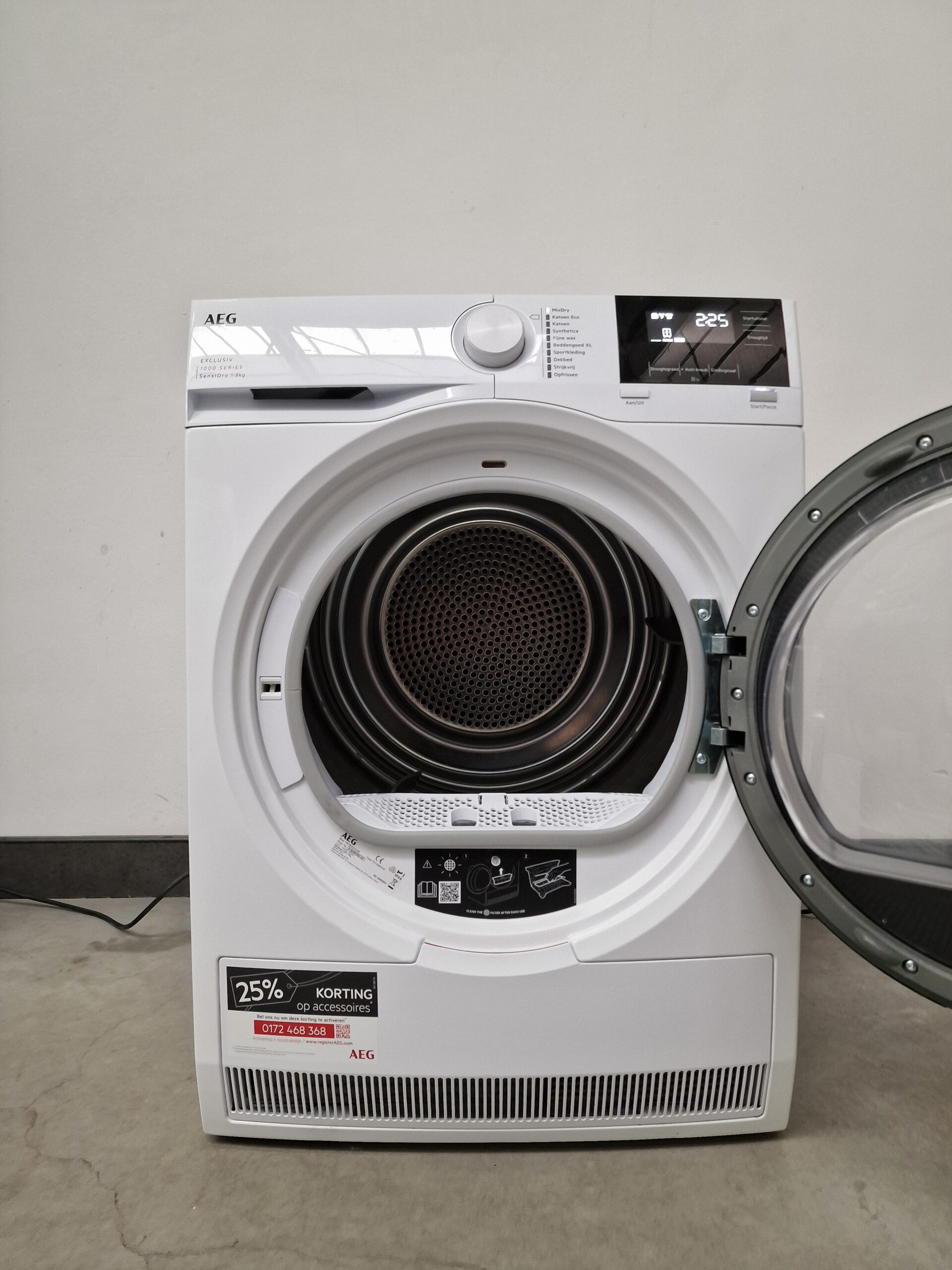 AEG TR7BOCHUM Serie 7000 Warmtepompdroger 8 kg A++ - Afbeelding 4