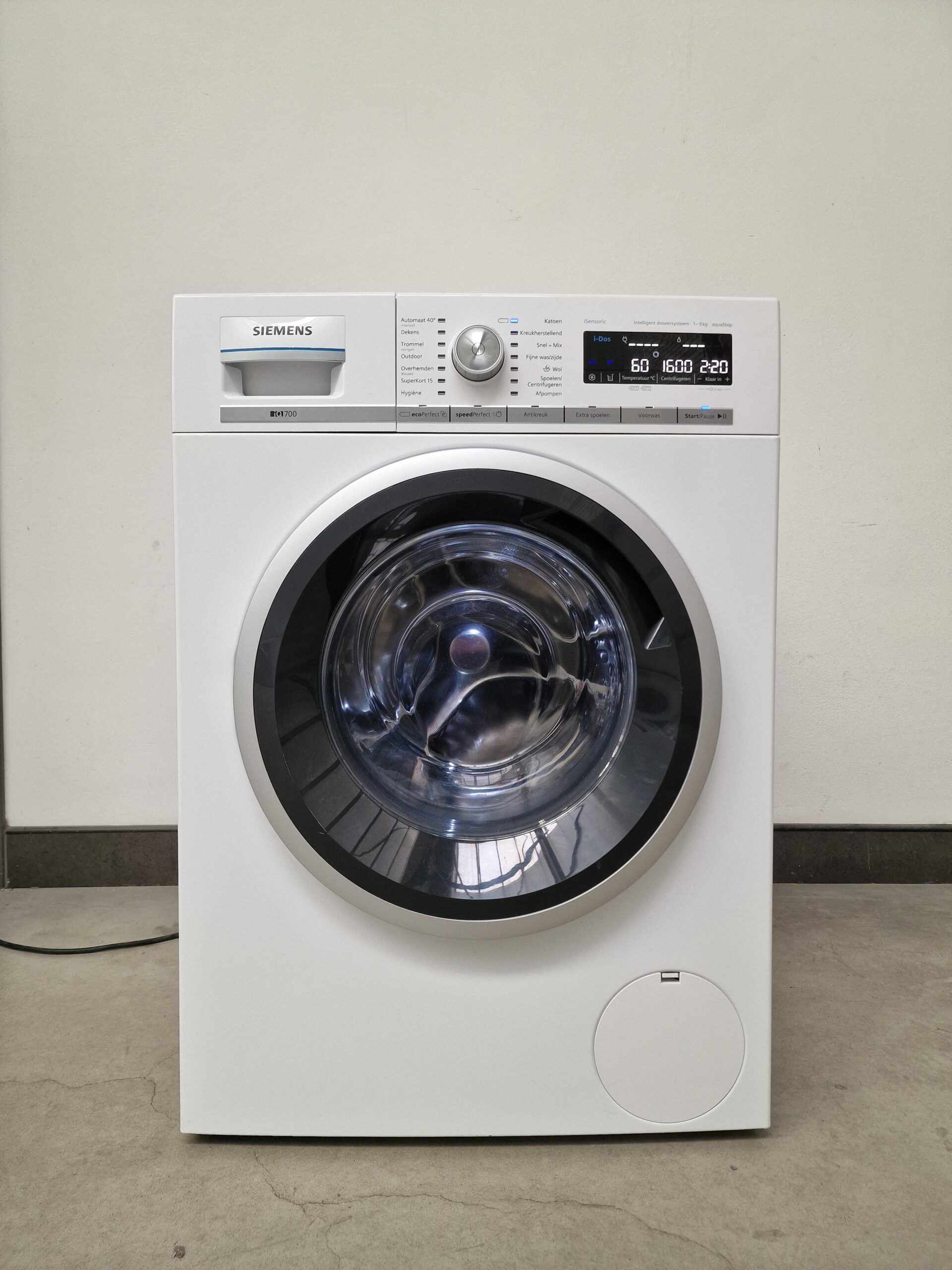Siemens WM16W672NL IQ700 I-DOS wasmachine 9 kg A+++ - Afbeelding 2