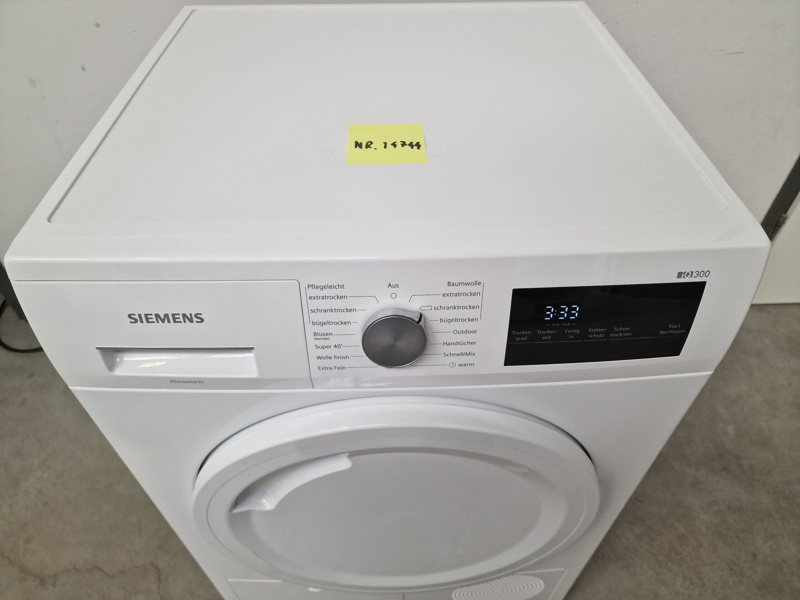 Siemens WT45HV3EP IQ300 Warmtepompdroger 7 kg A++ - Afbeelding 3