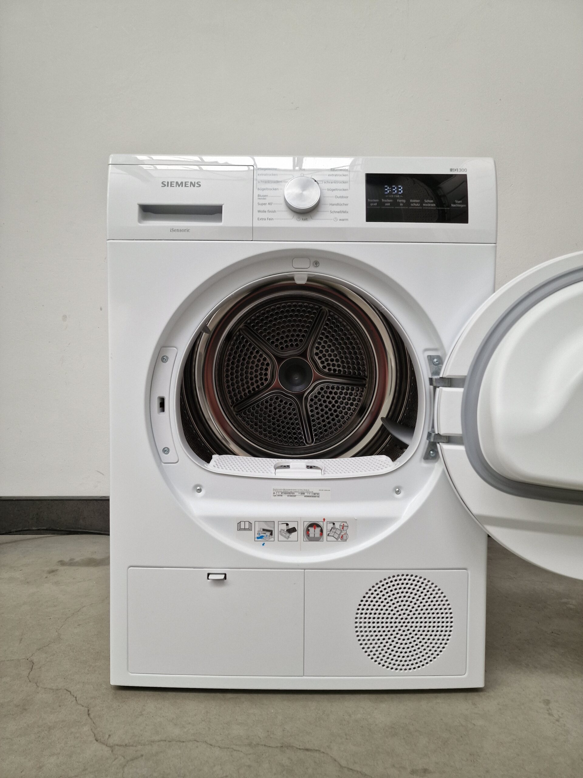 Siemens WT45HV3EP IQ300 Warmtepompdroger 7 kg A++ - Afbeelding 4