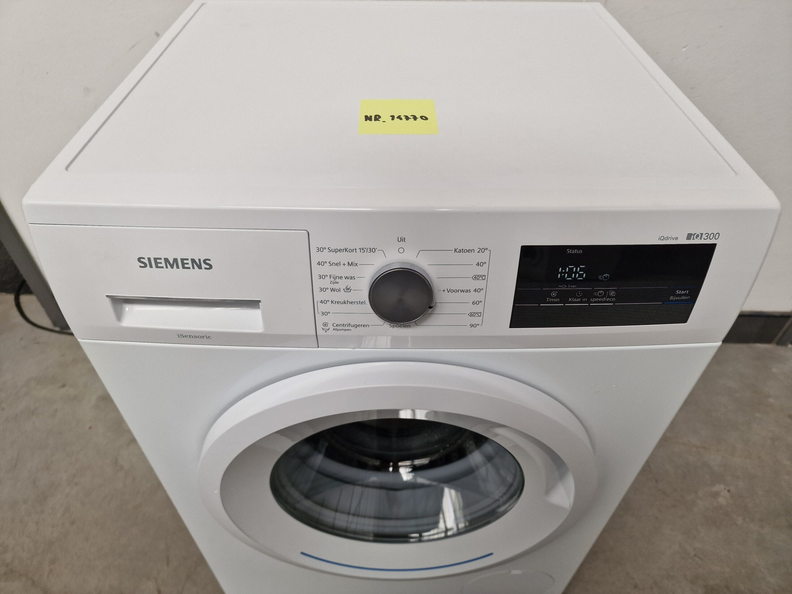 Siemens WM14N030NL IQ300 Wasmachine 7 kg A+++ - Afbeelding 3