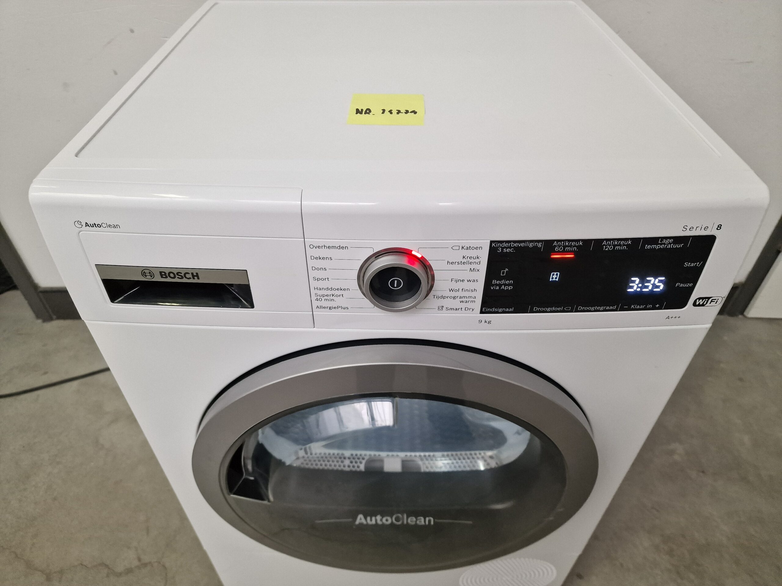 Bosch WTXH8M75NL Serie 8 Auto Clean Warmtepompdroger 9 kg A+++ - Afbeelding 4