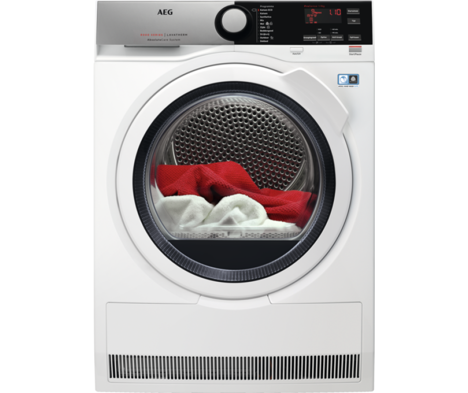 AEG T8DE95EW Serie 8000 Warmtepompdroger 9 kg A++