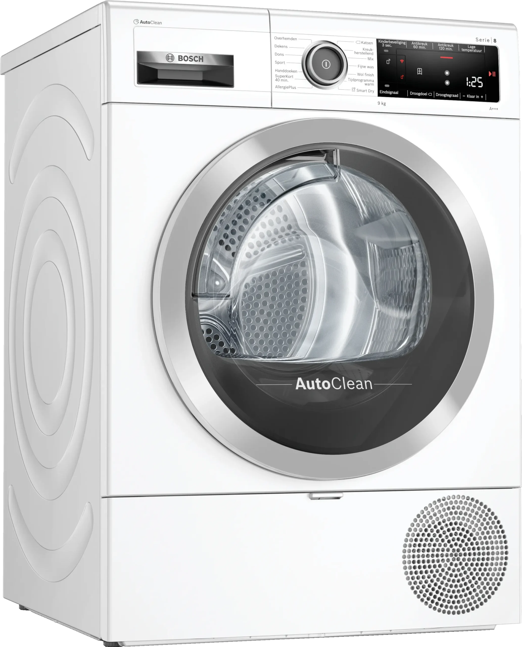 Bosch WTXH8M75NL Serie 8 Auto Clean Warmtepompdroger 9 kg A+++