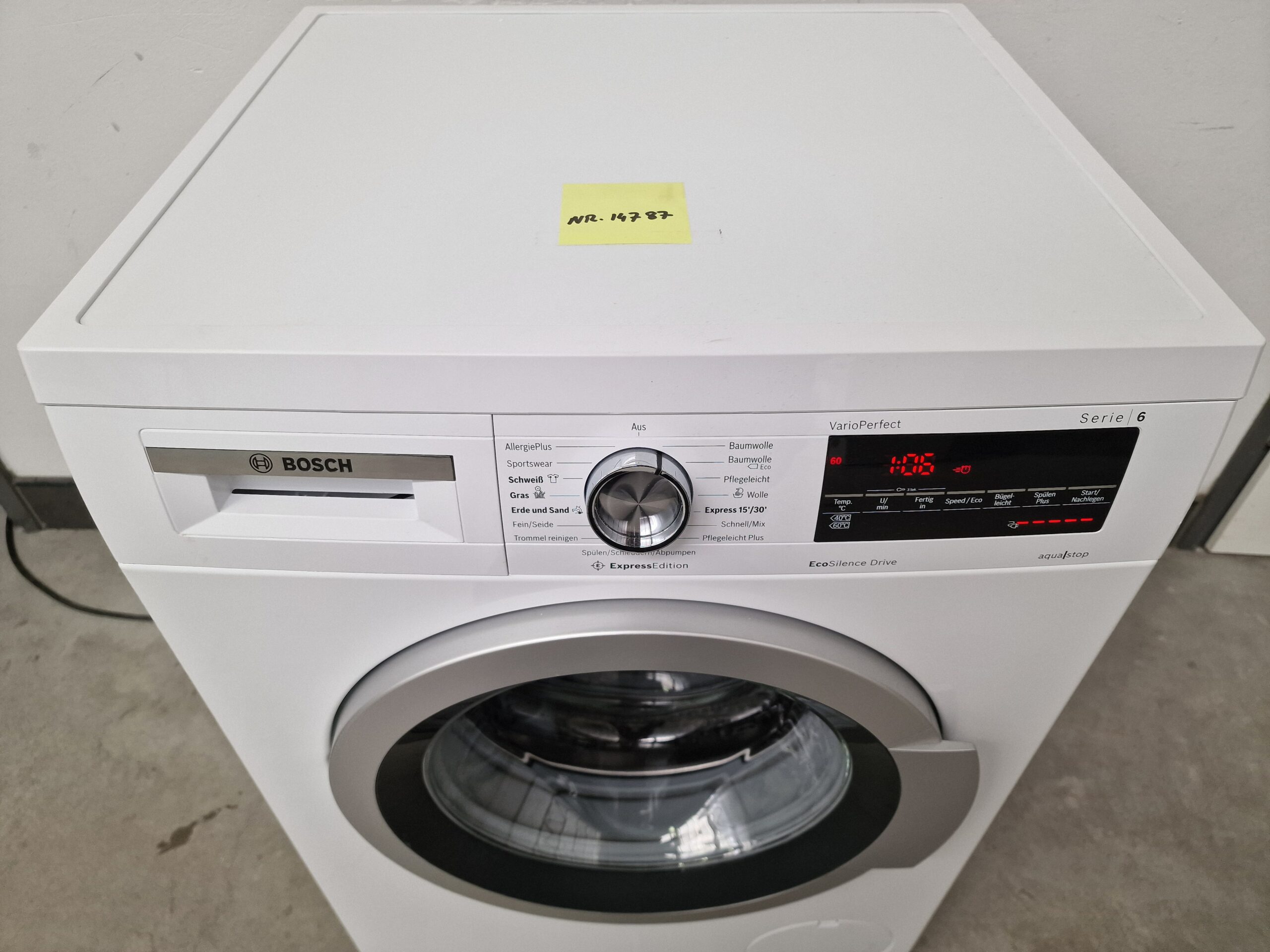 Bosch WUQ284H0 Serie 6 Wasmachine 8 kg A+++ - Afbeelding 3