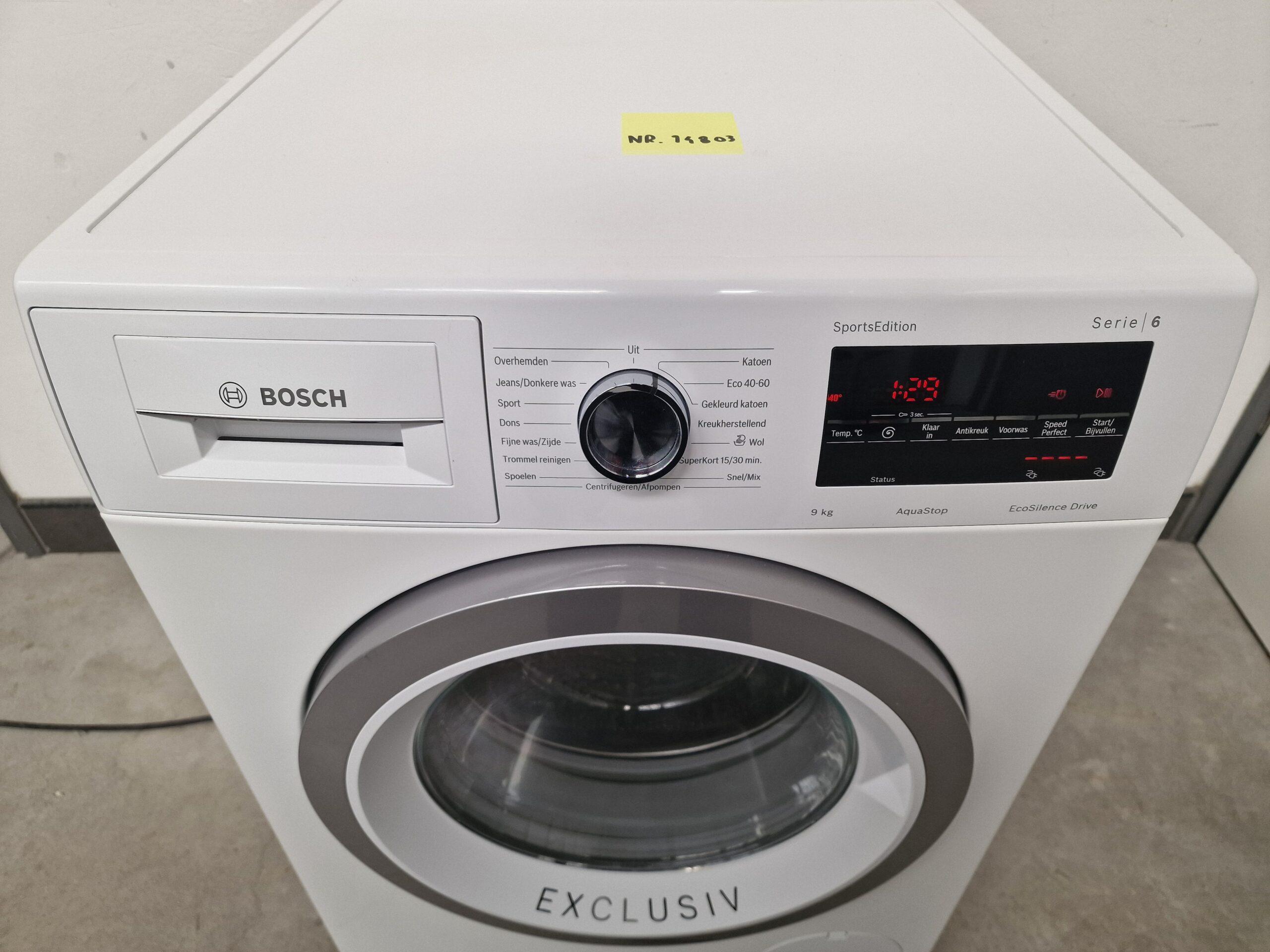 Bosch WAU28T95NL Serie 6 Wasmachine 9 kg A+++ - Afbeelding 3