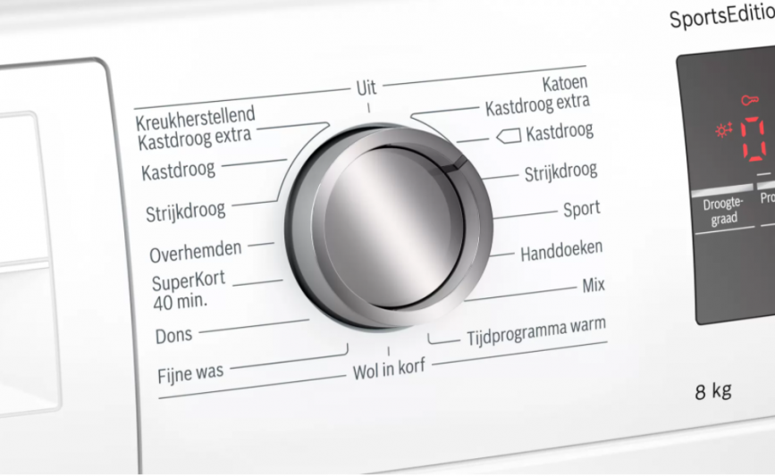 Bosch WTW85495NL Serie 6 Warmtepompdroger 8 kg A++ - Afbeelding 3